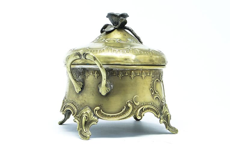 Cukiernica Rococo, mosiądz srebrzony, Polska, początek XX w. - 187866