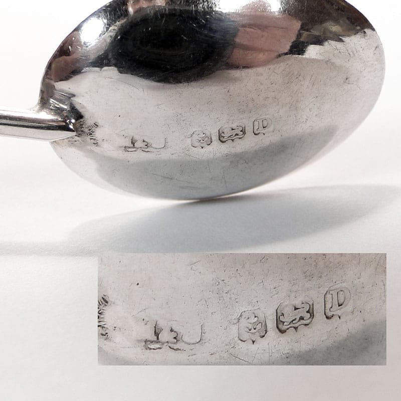 Coffee Spoon Set Art Deco, silver, black bakelite, United Kingdom, 1930s. - 187896