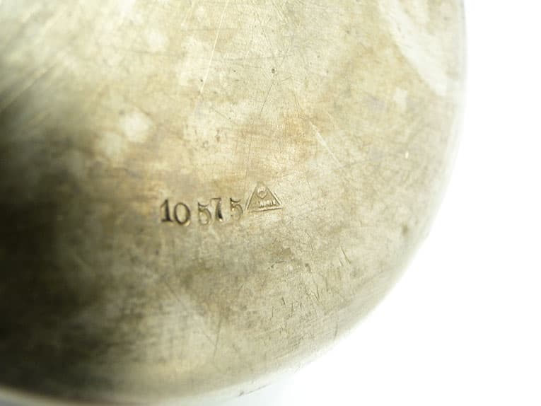 Cukiernica Secesja, mosiądz srebrzony, Szandrik, Austria, początek XX w. - 188003