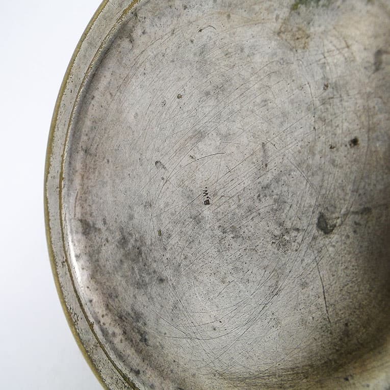 Cukiernica koszyczkowa Secesja, mosiądz srebrzony, Austria, lata 20. - 188252