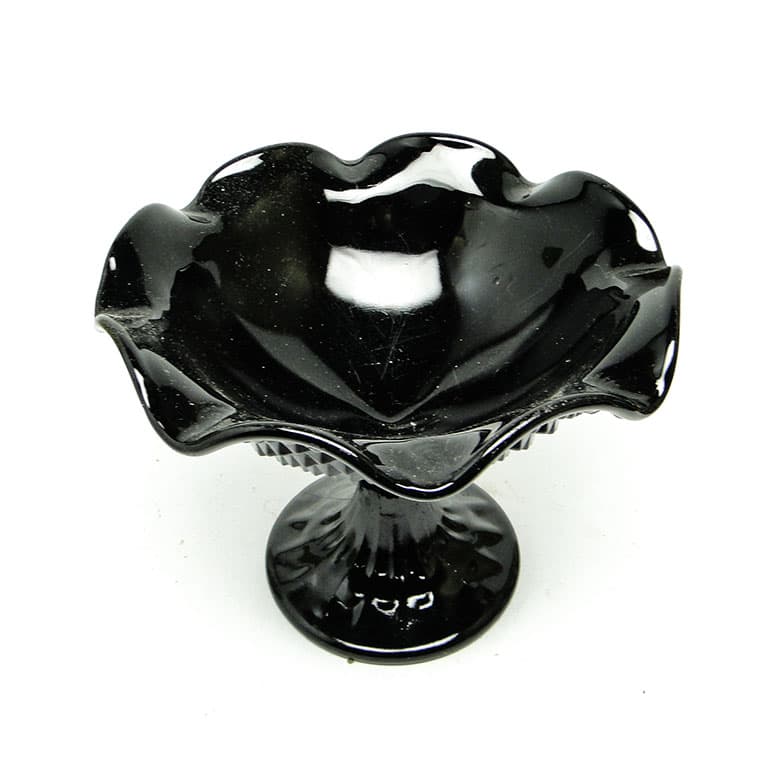 Cukiernica, New Postmodernizm, szkło hialitowe czarne, Ząbkowice, Polska, lata 70. - 188262