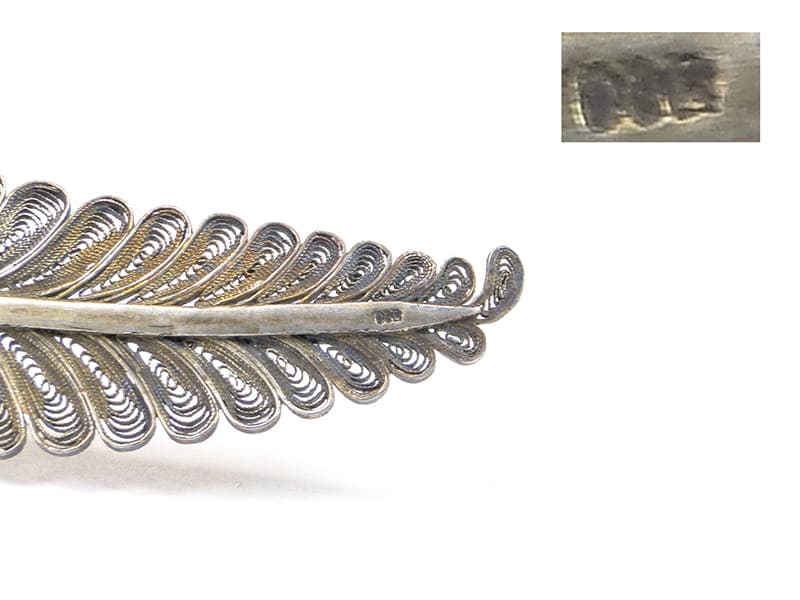 Dip pen filigree, silver, France, 19th c. - 188375