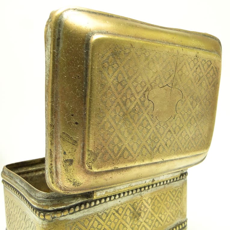 Cukiernica eklektyzm, mosiądz srebrzony, Polska, XIX w. - 188462