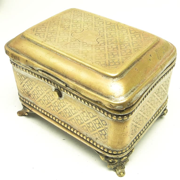 Cukiernica eklektyzm, mosiądz srebrzony, Polska, XIX w. - 188464