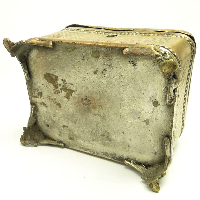 Cukiernica eklektyzm, mosiądz srebrzony, Polska, XIX w. - 188466