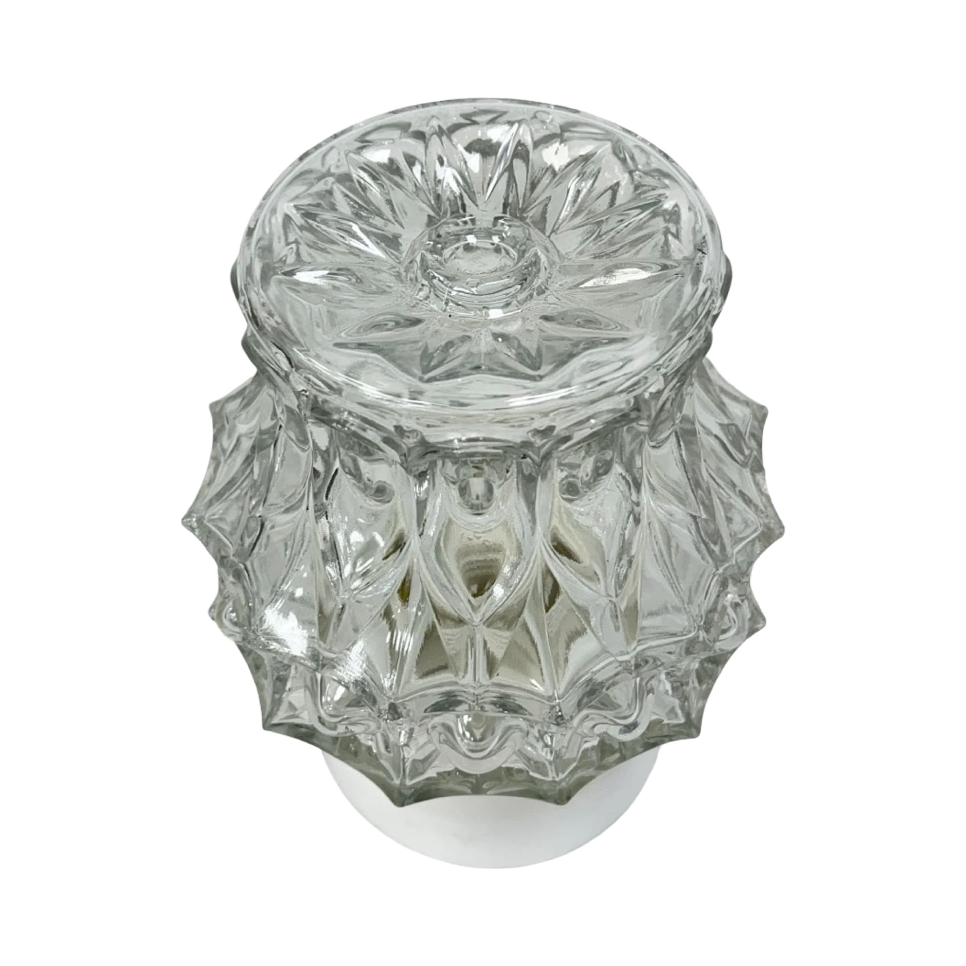 Kinkiet, transparentny, szkło, Czechosłowacja, lata 60. - 188578