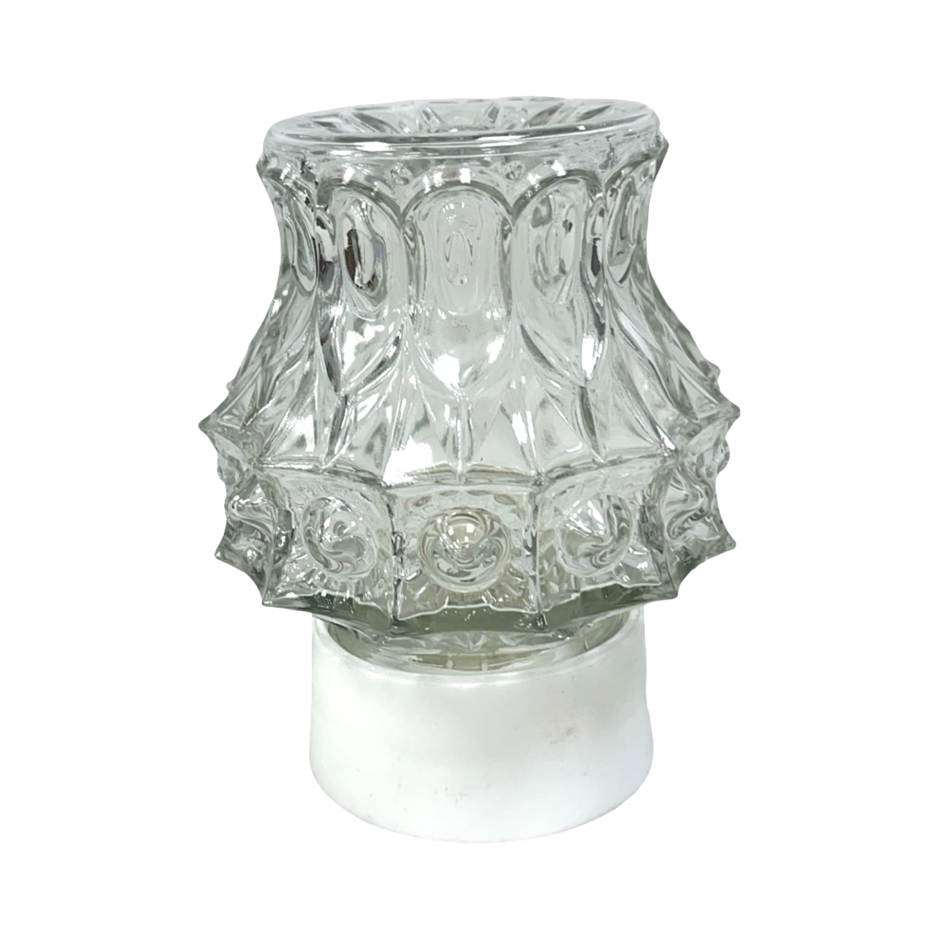 Kinkiet, transparentny, szkło, Czechosłowacja, lata 60. - 188577