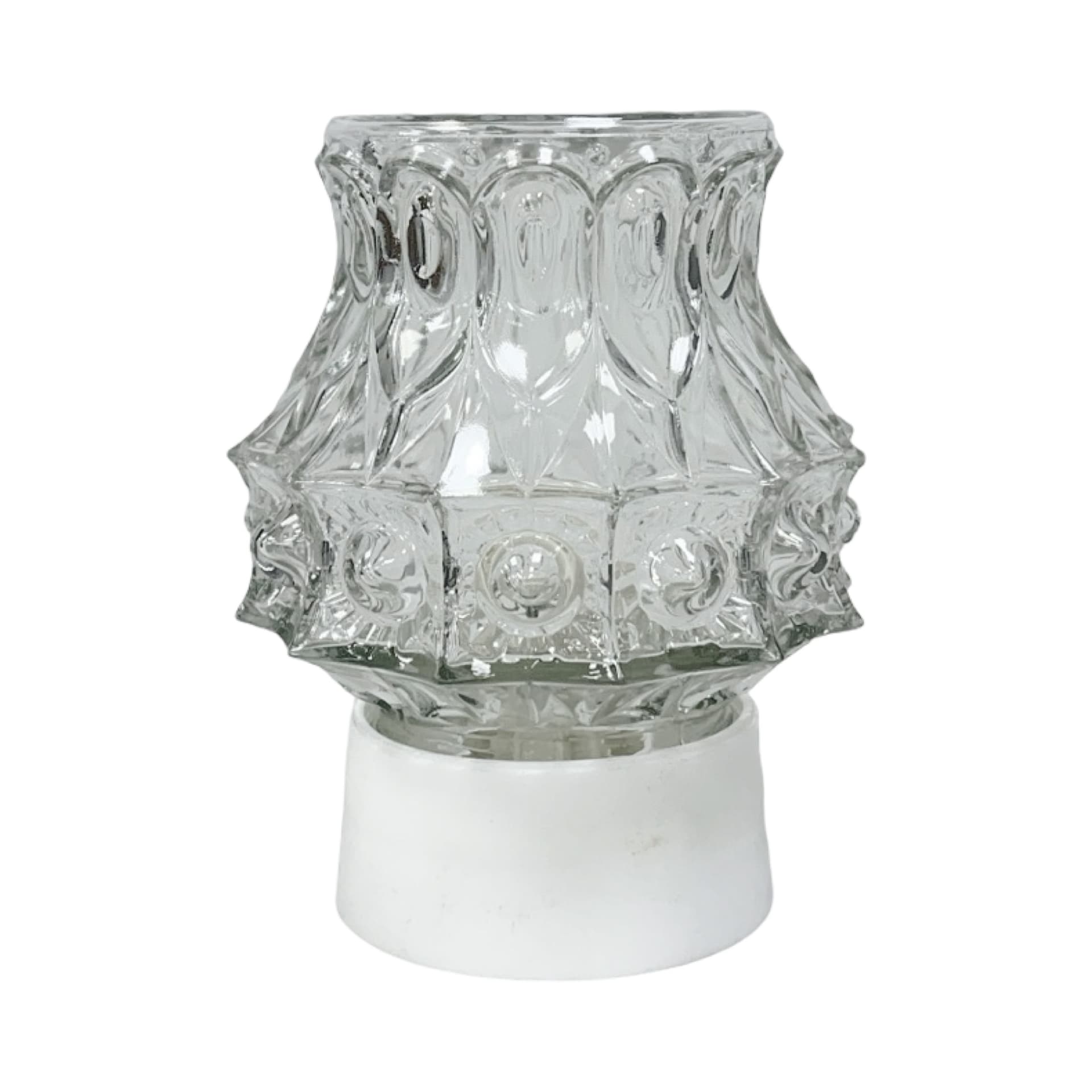 Kinkiet, transparentny, szkło, Czechosłowacja, lata 60. - 188580