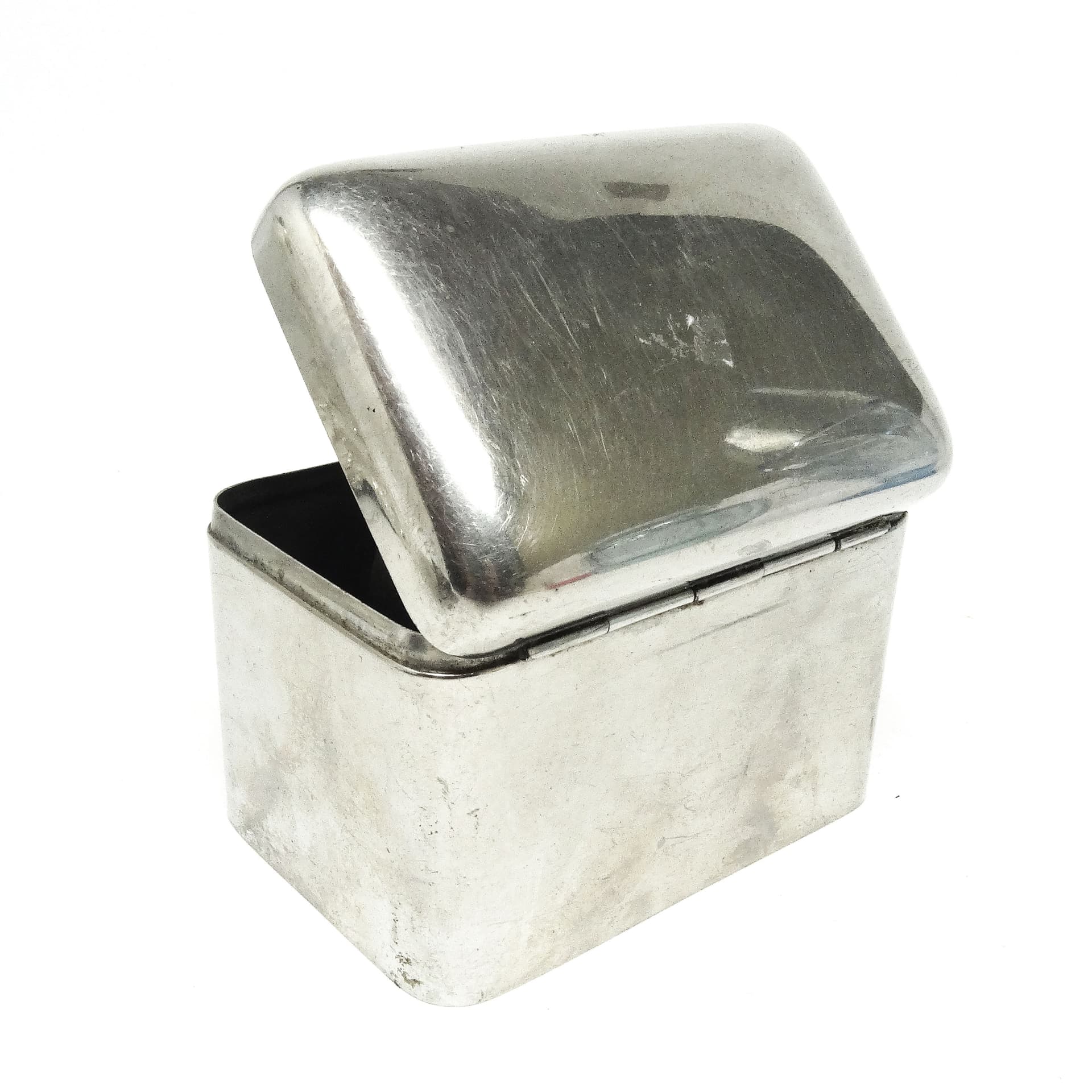 Cukiernica, Art Deco, mosiądz srebrzony, Niemcy, lata 20. - 188677