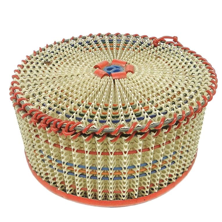 Trinket box, new look pop-art, plastic, Poland, 1950s.