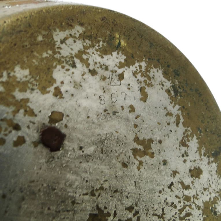 Cukiernica koszyczkowa Art Nouveau, mosiądz srebrzony, Orivit, Niemcy, początek XX w. - 188743