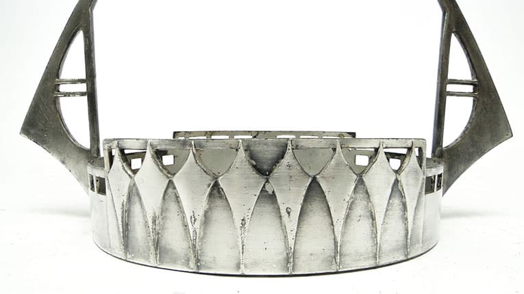 Cukiernica secesja, cyna srebrzona, WMF, Niemcy, lata 20. - 188754