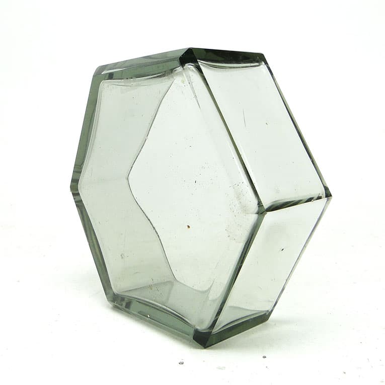 Art Deco organizer, crystal, Moser, Czechoslovakia, 1930s. - 188770