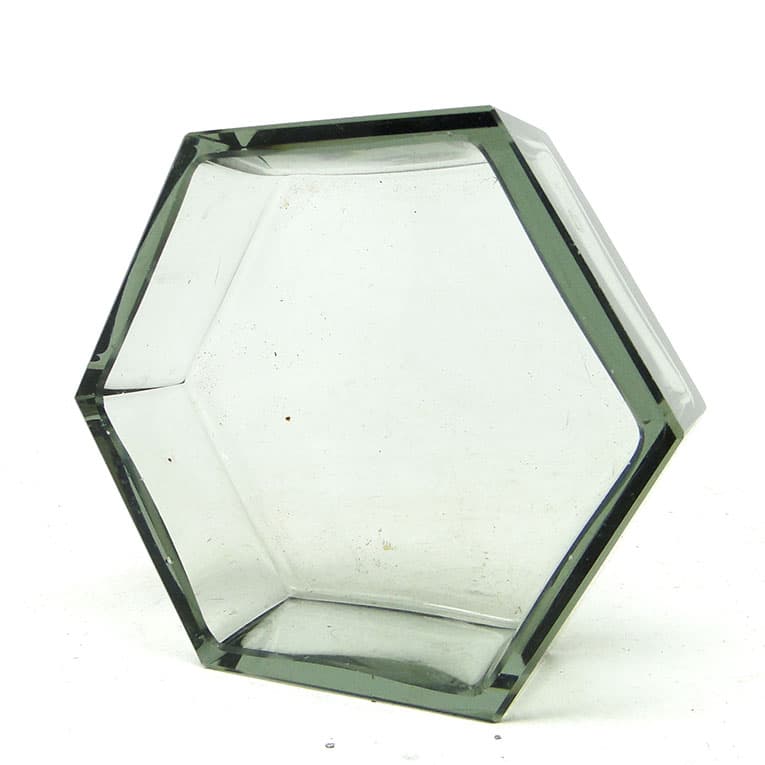 Art Deco organizer, crystal, Moser, Czechoslovakia, 1930s. - 188769