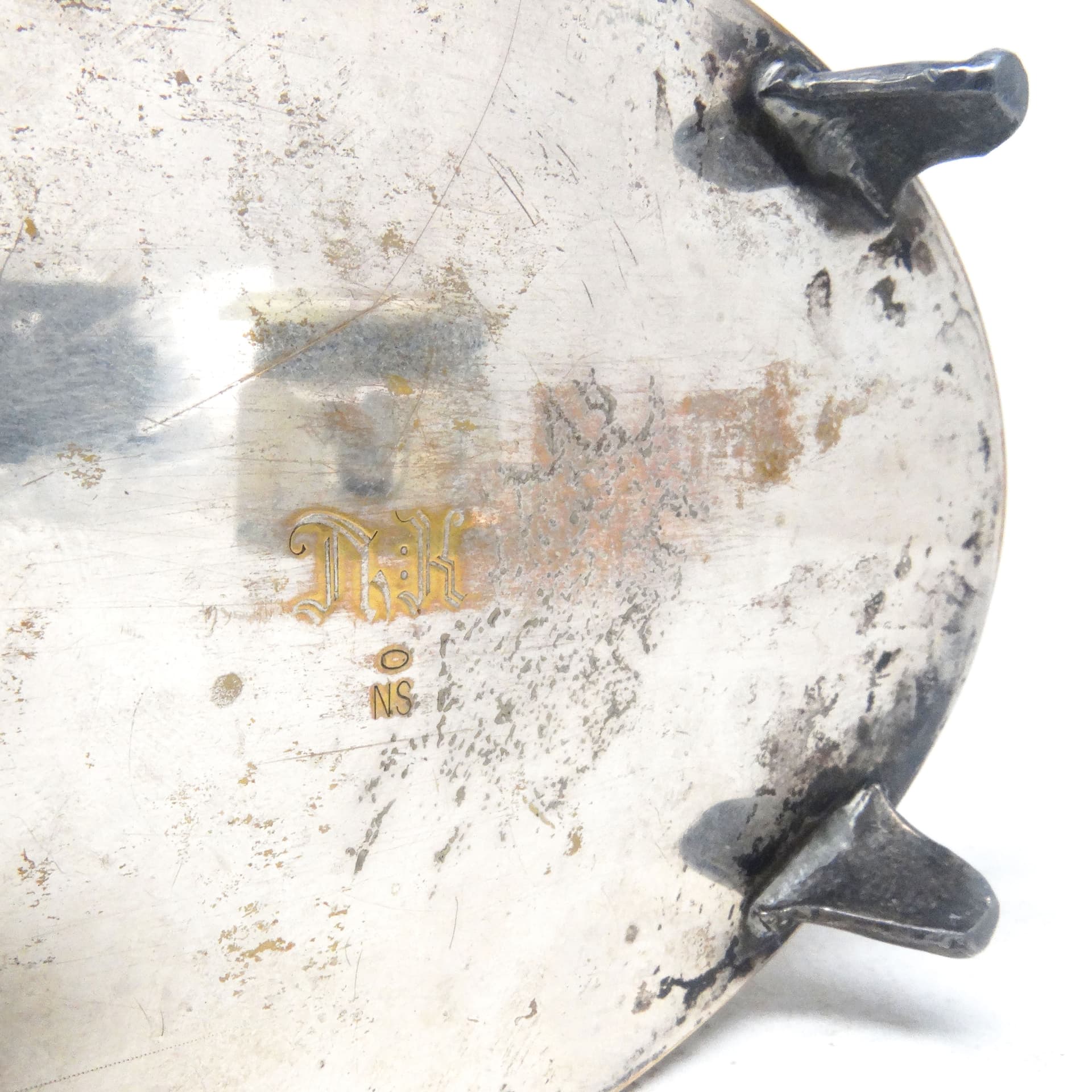 Art Deco jewelry box, silver-plated brass, Denmark, 1930s. - 188831