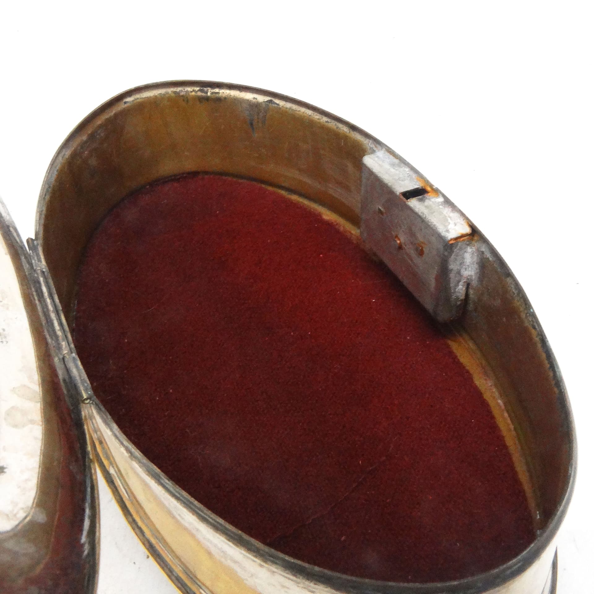 Art Deco jewelry box, silver-plated brass, Denmark, 1930s. - 188834