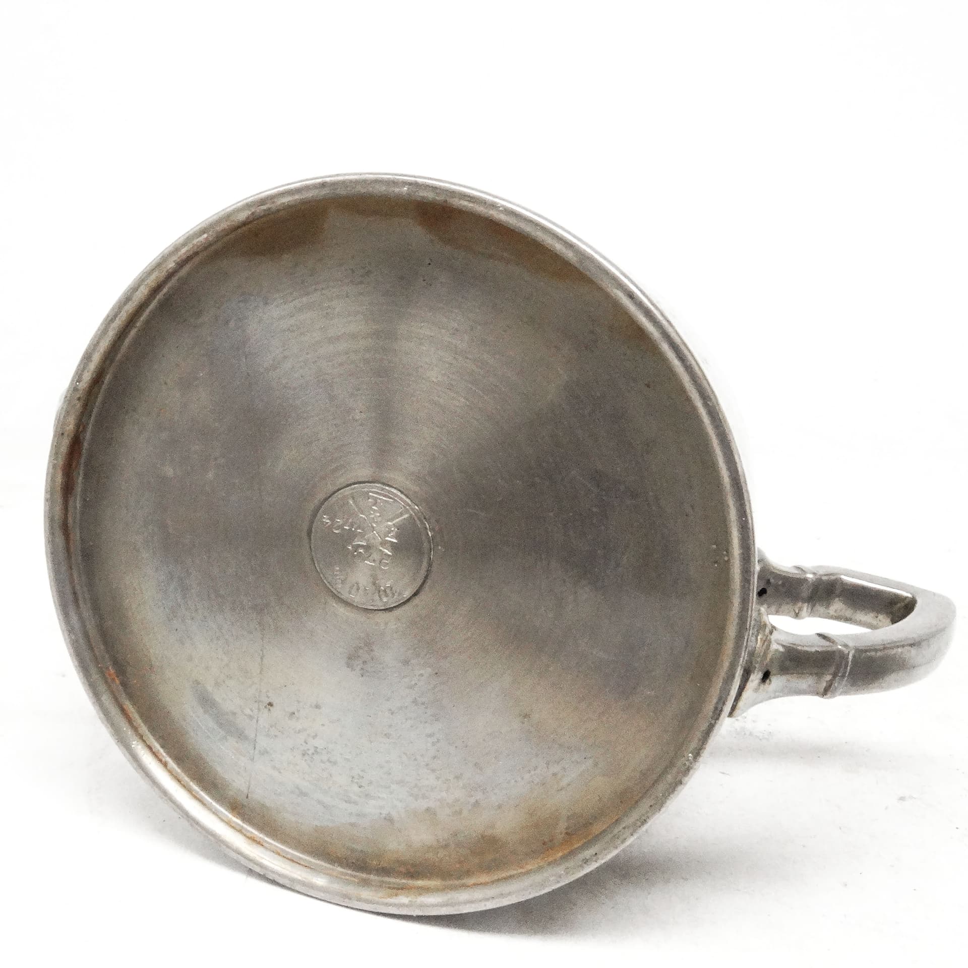 Cukiernica Art Deco, mosiądz srebrzony, Niemcy, lata 20. - 188851