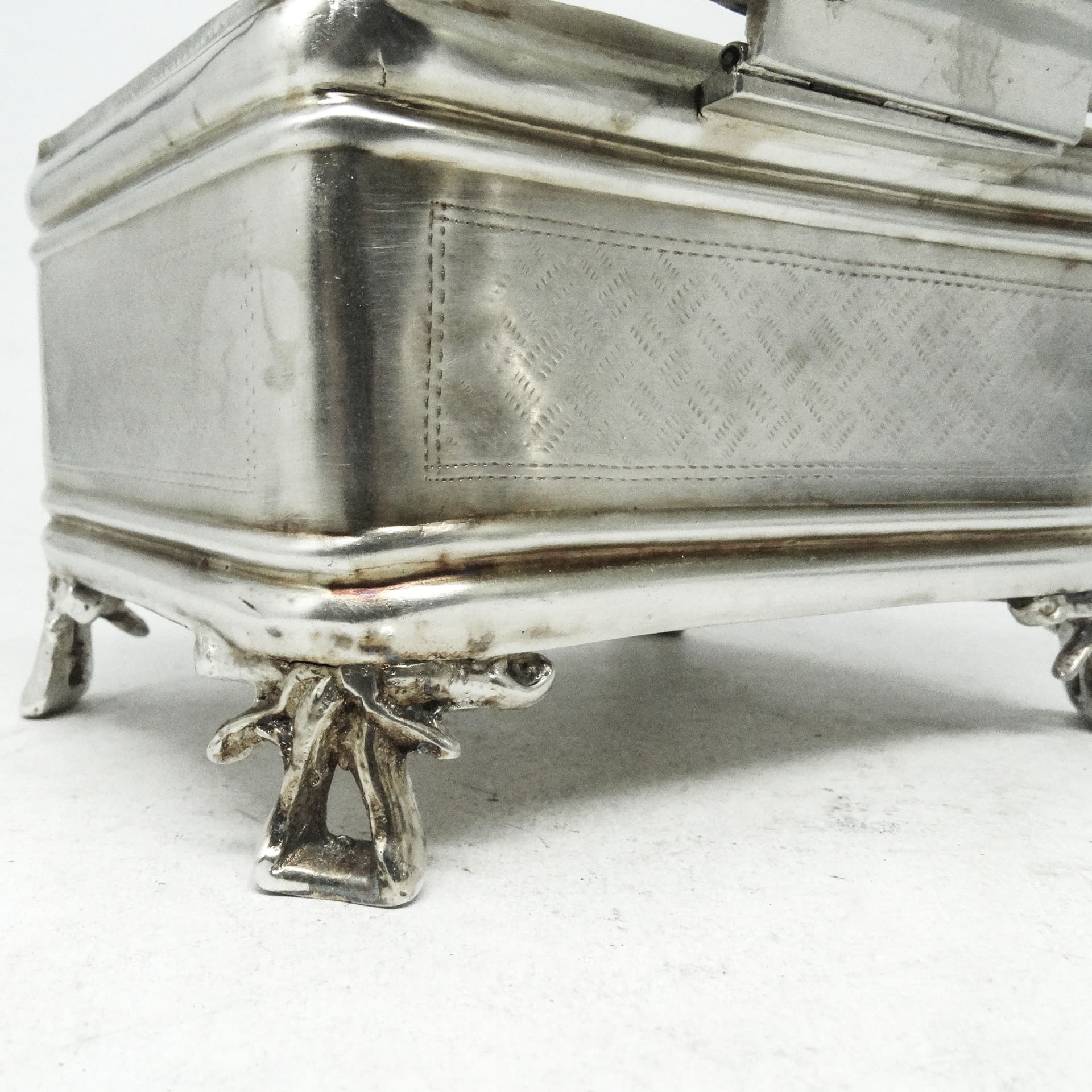 Cukiernica, Eklektyzm, mosiądz srebrzony, Polska, XIX w. - 188981