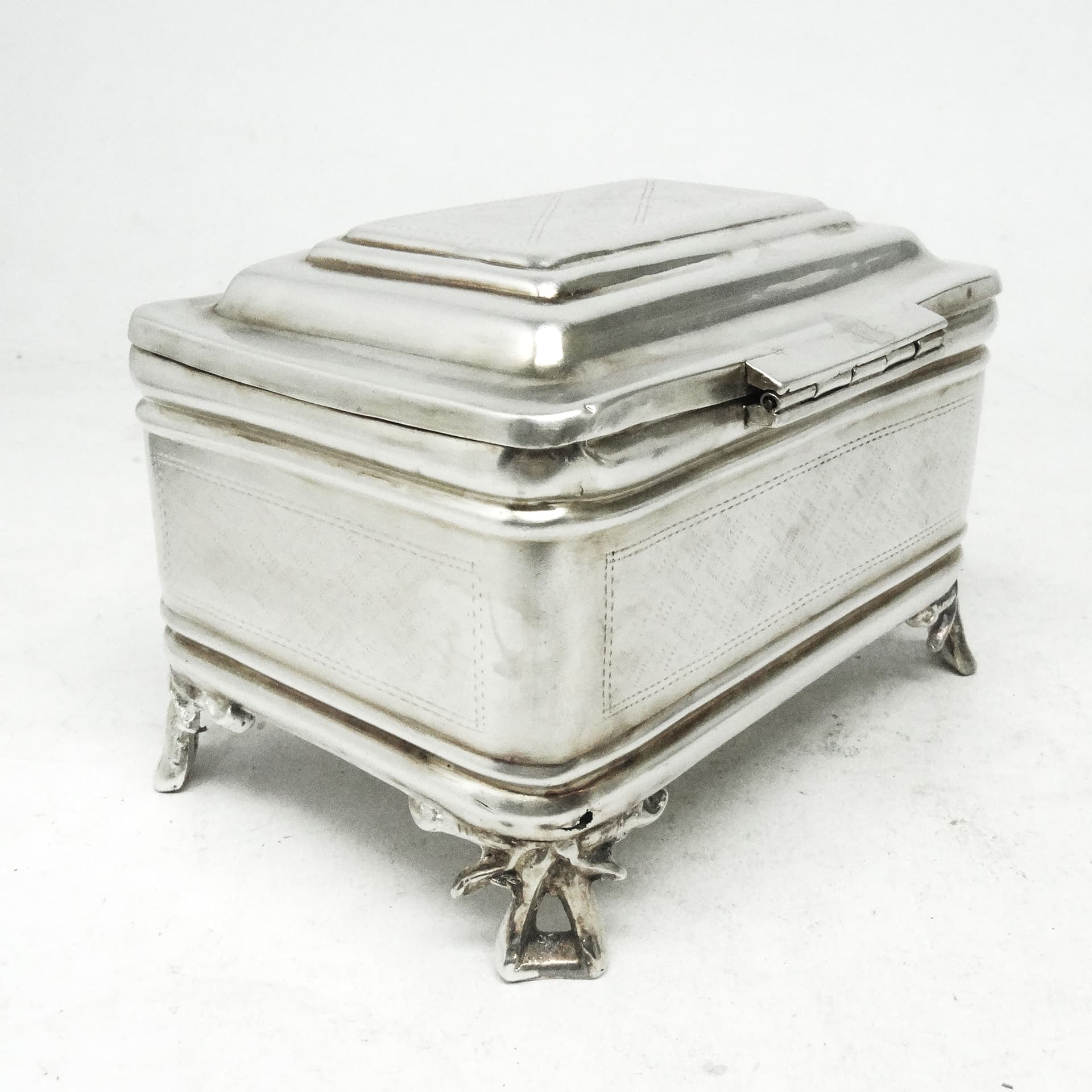 Cukiernica, Eklektyzm, mosiądz srebrzony, Polska, XIX w. - 188975