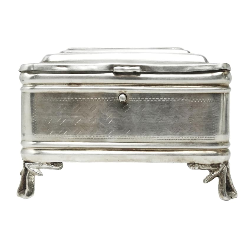 Cukiernica, Eklektyzm, mosiądz srebrzony, Polska, XIX w.