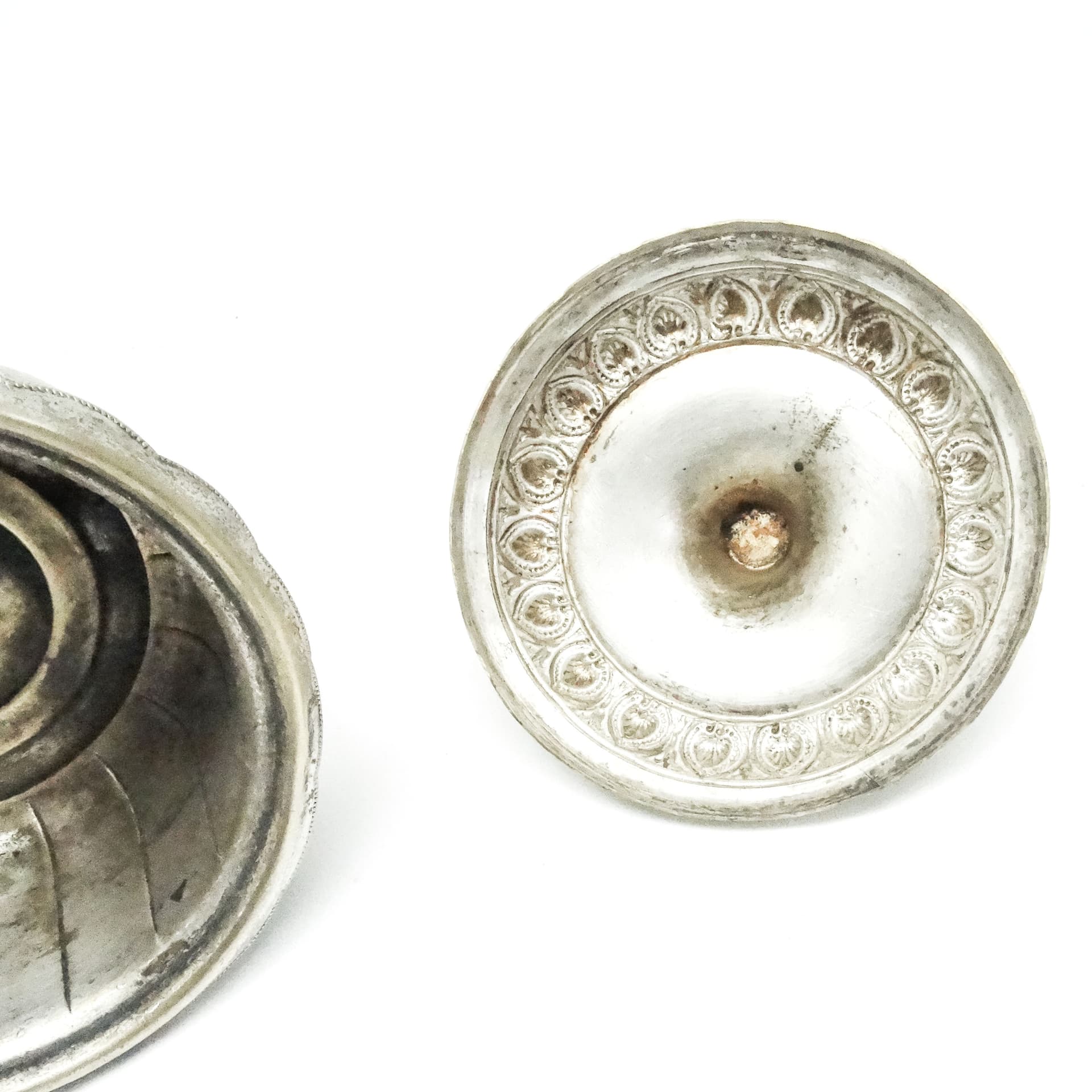 Cukiernica, eklektyzm, mosiądz srebrzony, WMF, Niemcy, początek XX w. - 189157