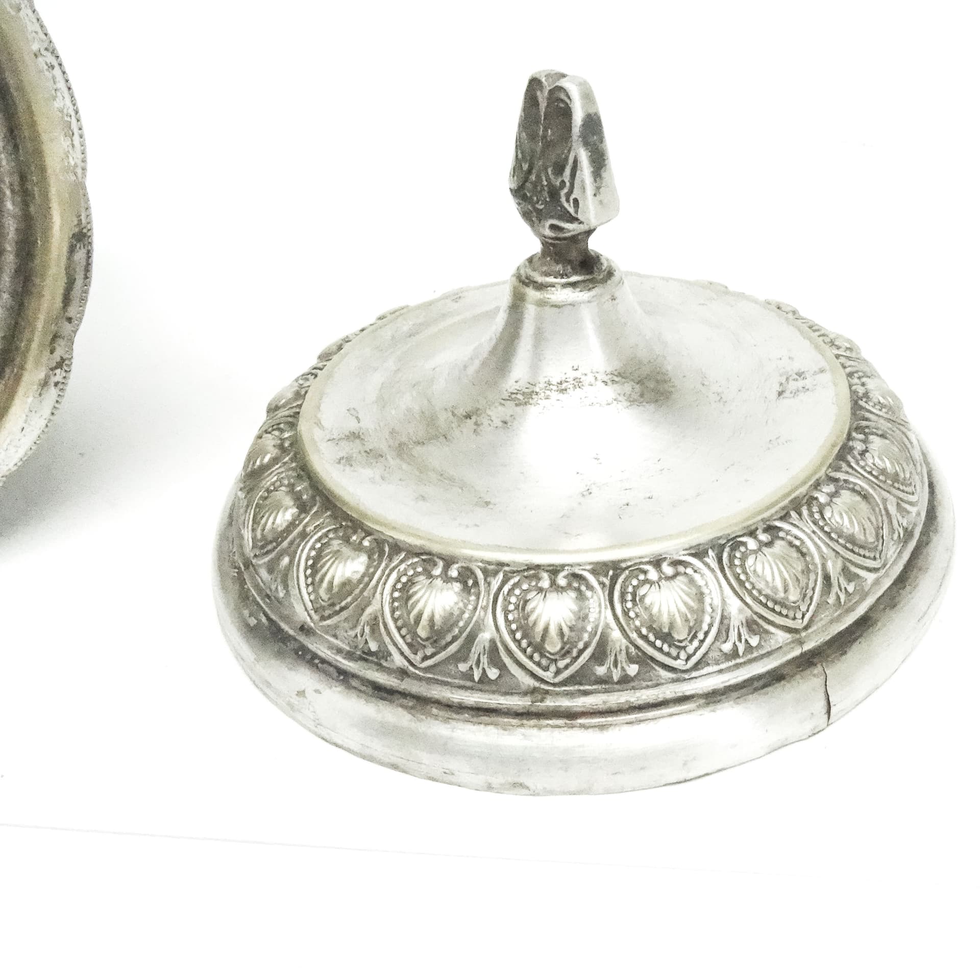 Cukiernica, eklektyzm, mosiądz srebrzony, WMF, Niemcy, początek XX w. - 189158