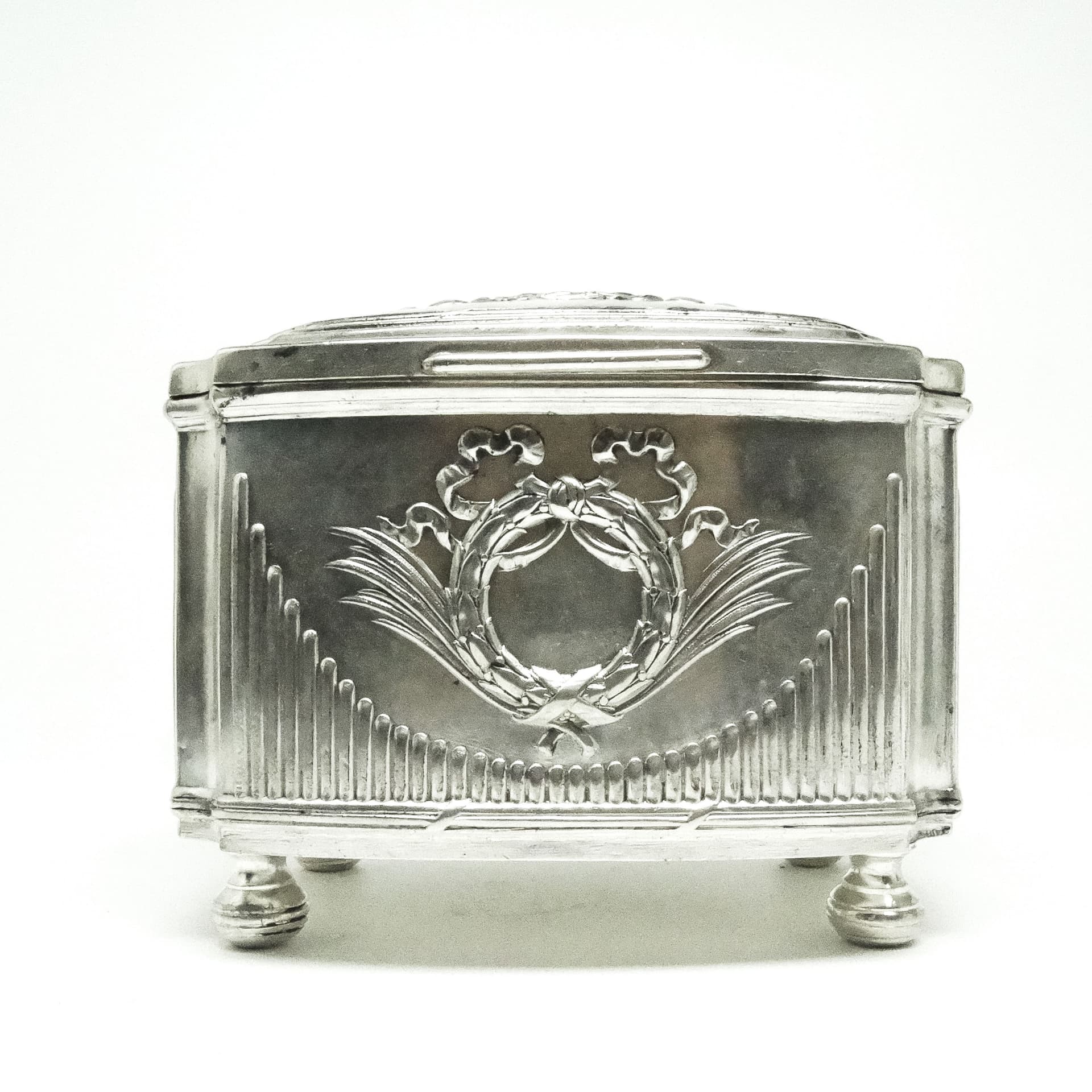 Cukiernica, Klasycyzm, mosiądz srebrzony, Polska, początek XX w. - 189191