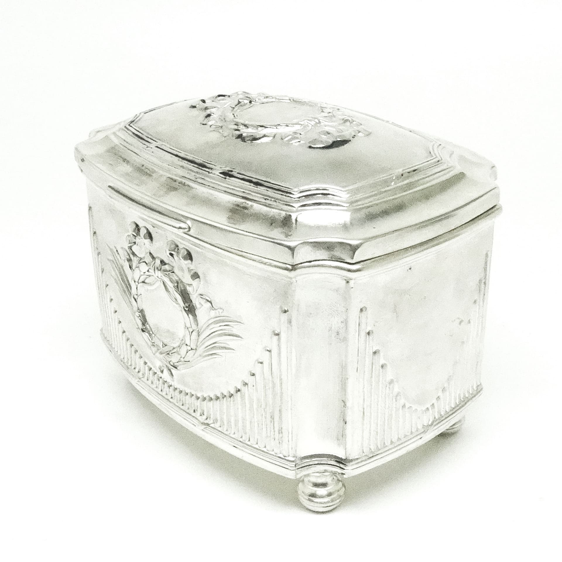 Cukiernica, Klasycyzm, mosiądz srebrzony, Polska, początek XX w. - 189183