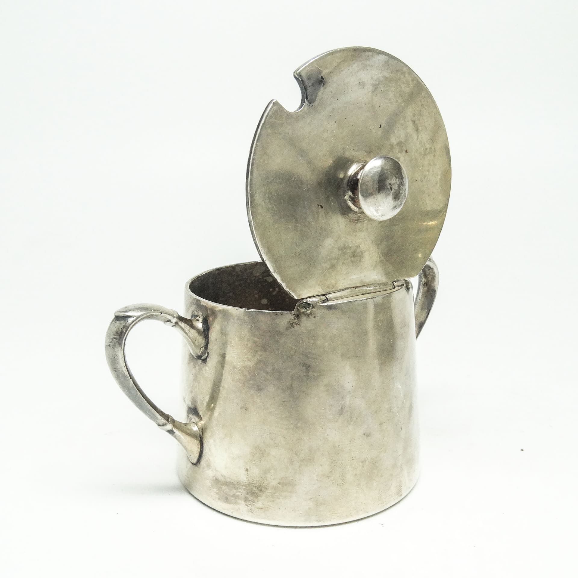 Cukiernica, Art Deco, mosiądz srebrzony, Norblin, Polska, lata 20. - 189240