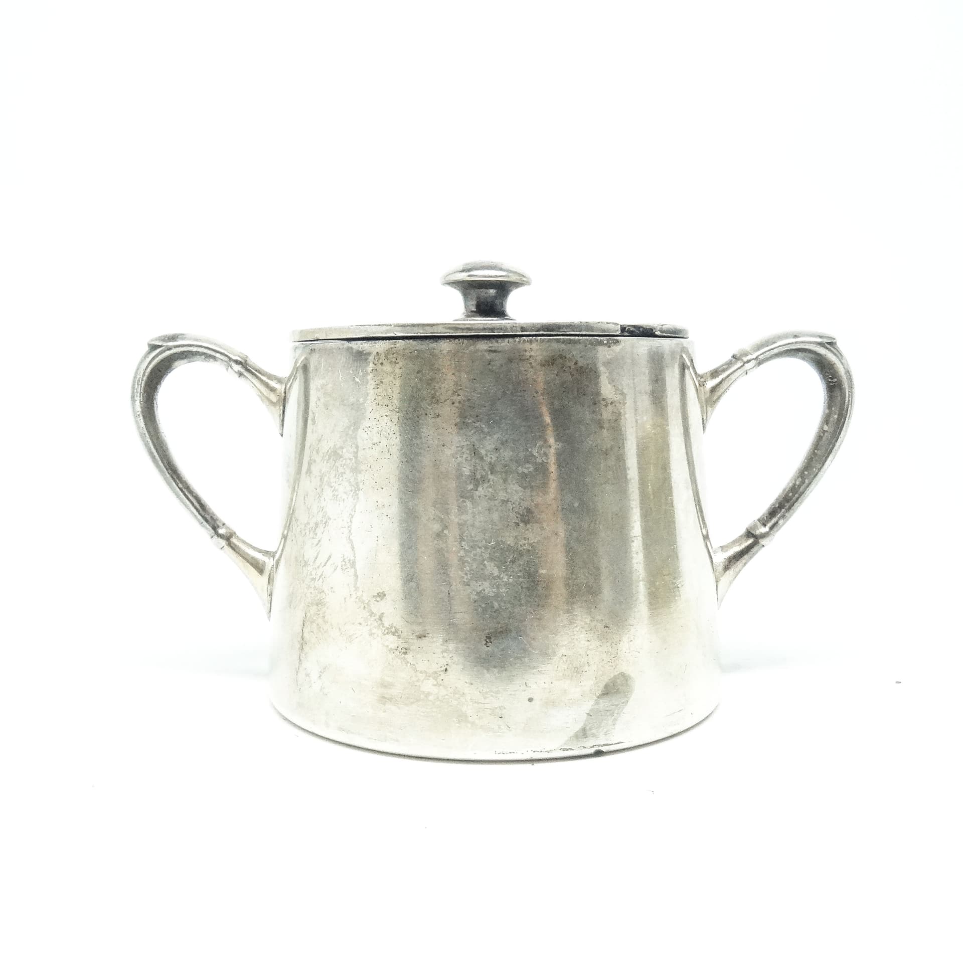 Cukiernica, Art Deco, mosiądz srebrzony, Norblin, Polska, lata 20. - 189236