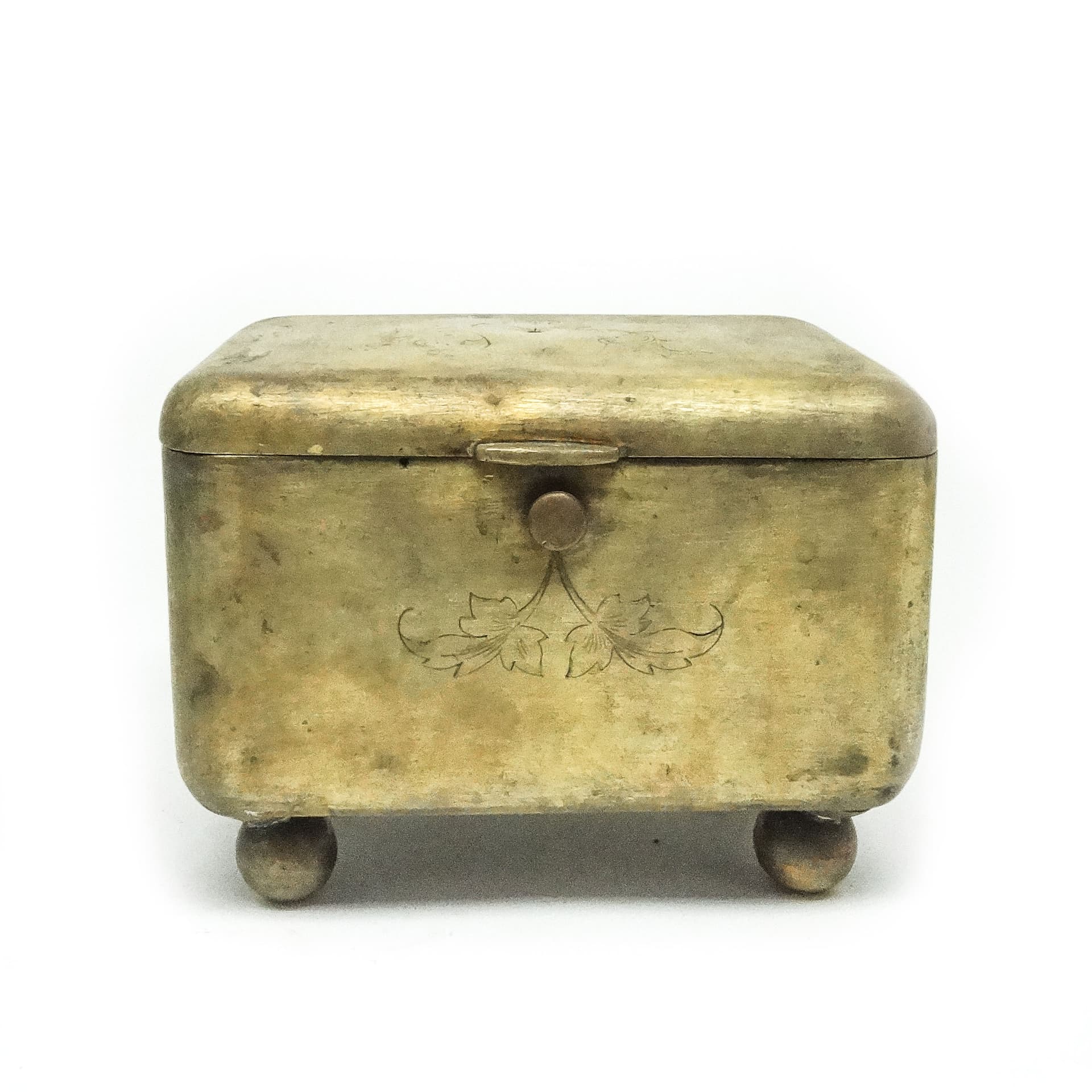 Cukiernica, Art Deco, mosiądz srebrzony, Polska, lata 30. - 189358