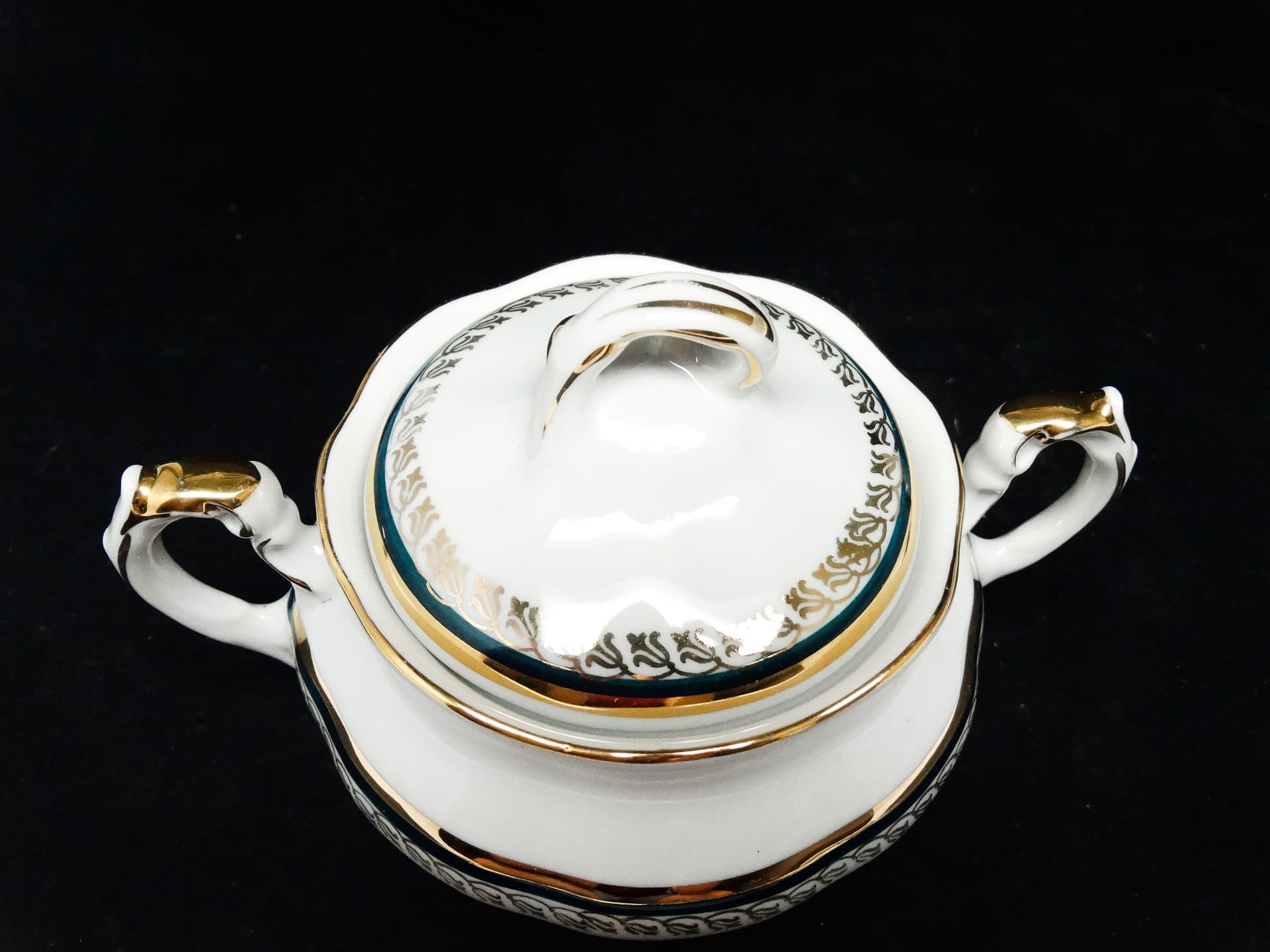 Cukiernica Rococo, porcelana, Polska, lata 70. - 189405