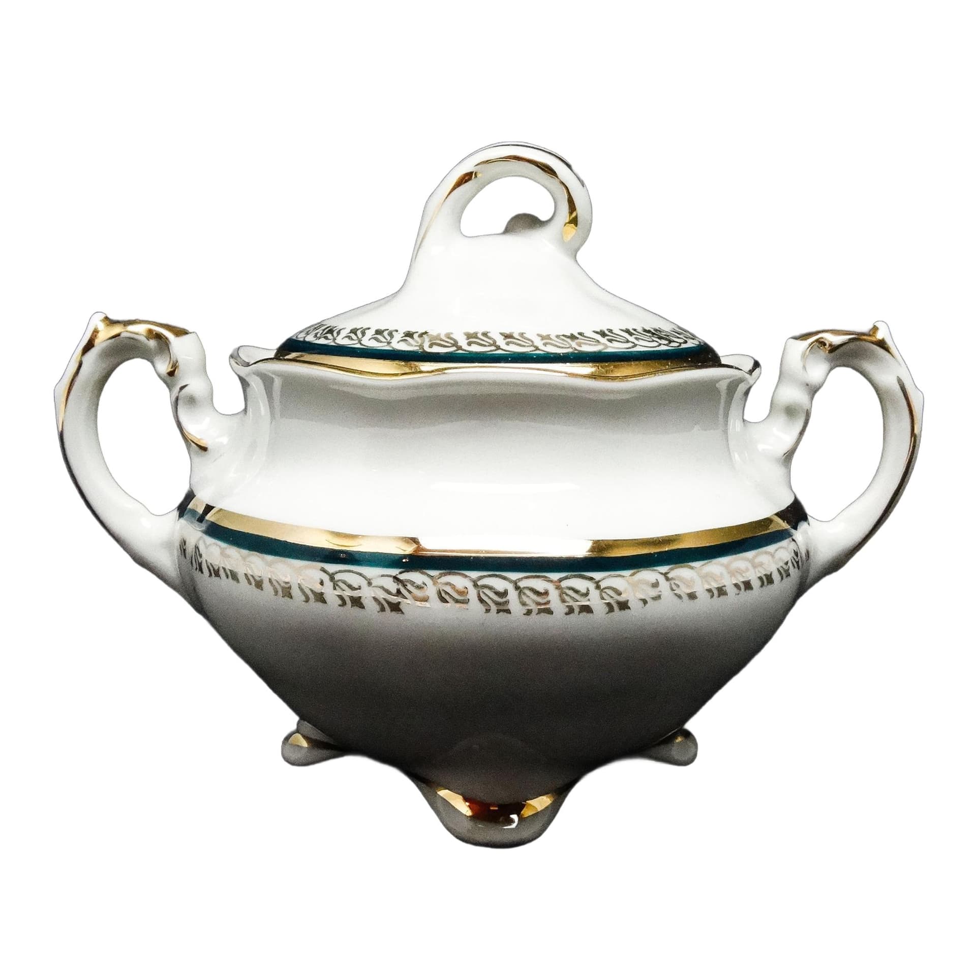 Cukiernica Rococo, porcelana, Polska, lata 70.