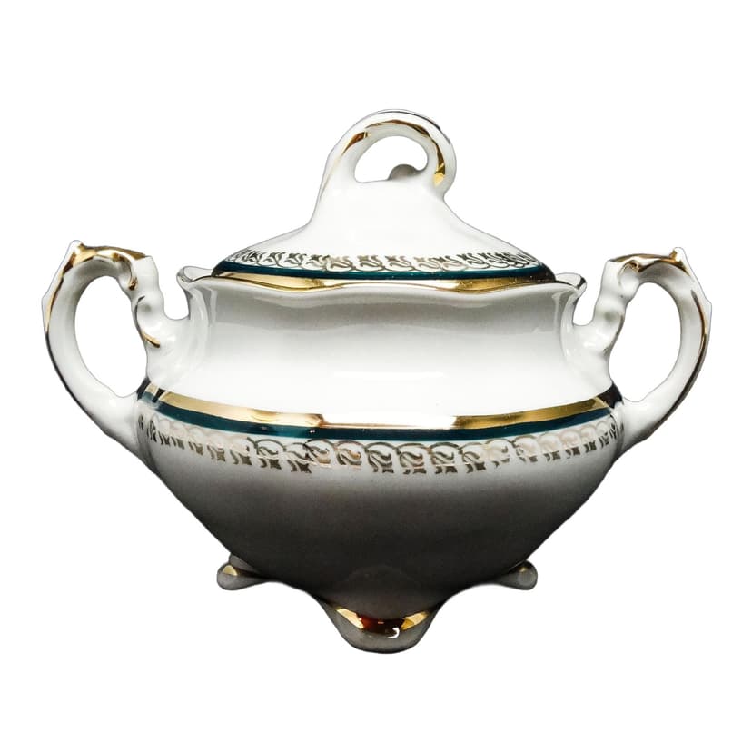 Cukiernica Rococo, porcelana, Polska, lata 70.