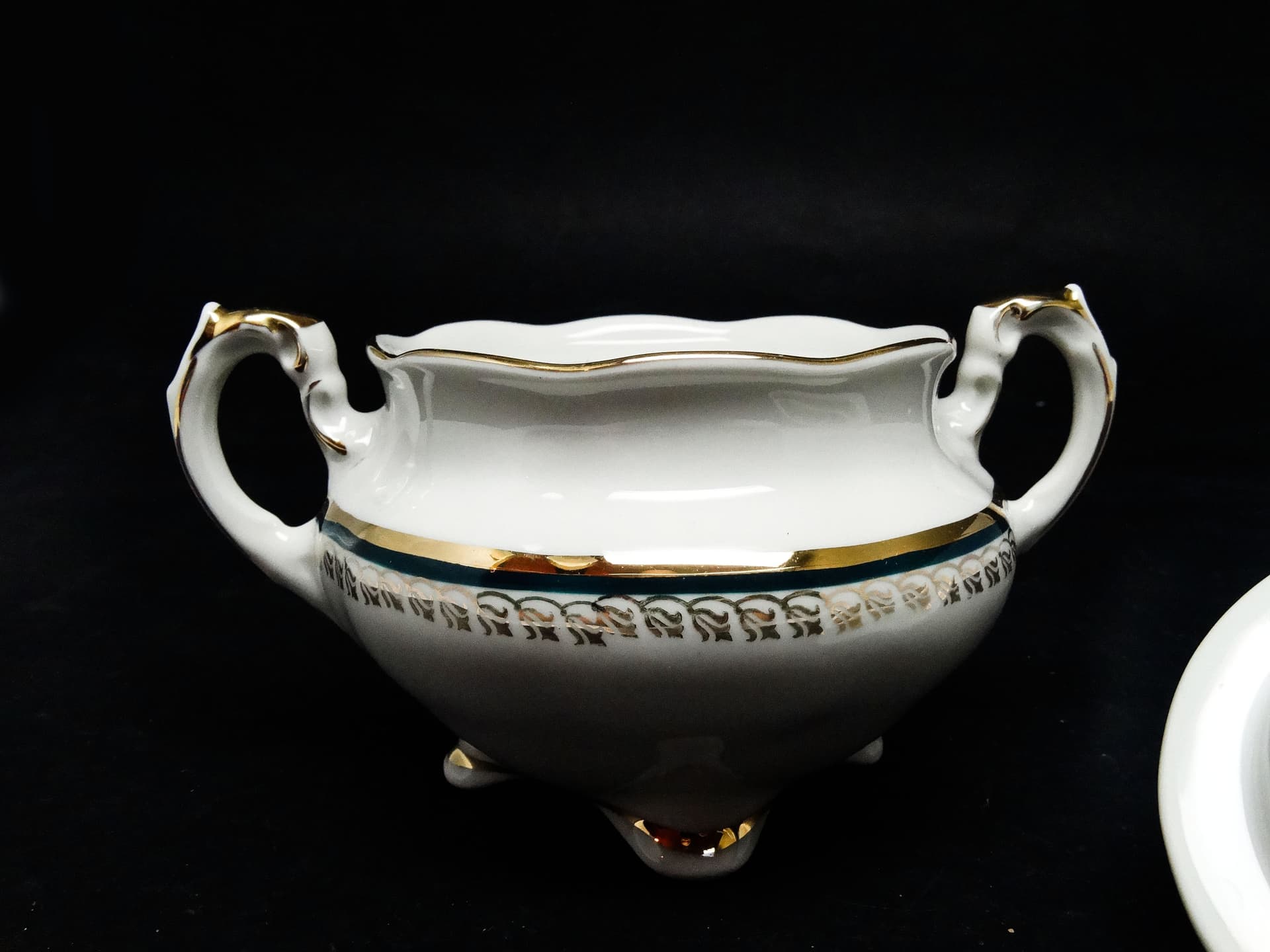 Cukiernica Rococo, porcelana, Polska, lata 70. - 189403