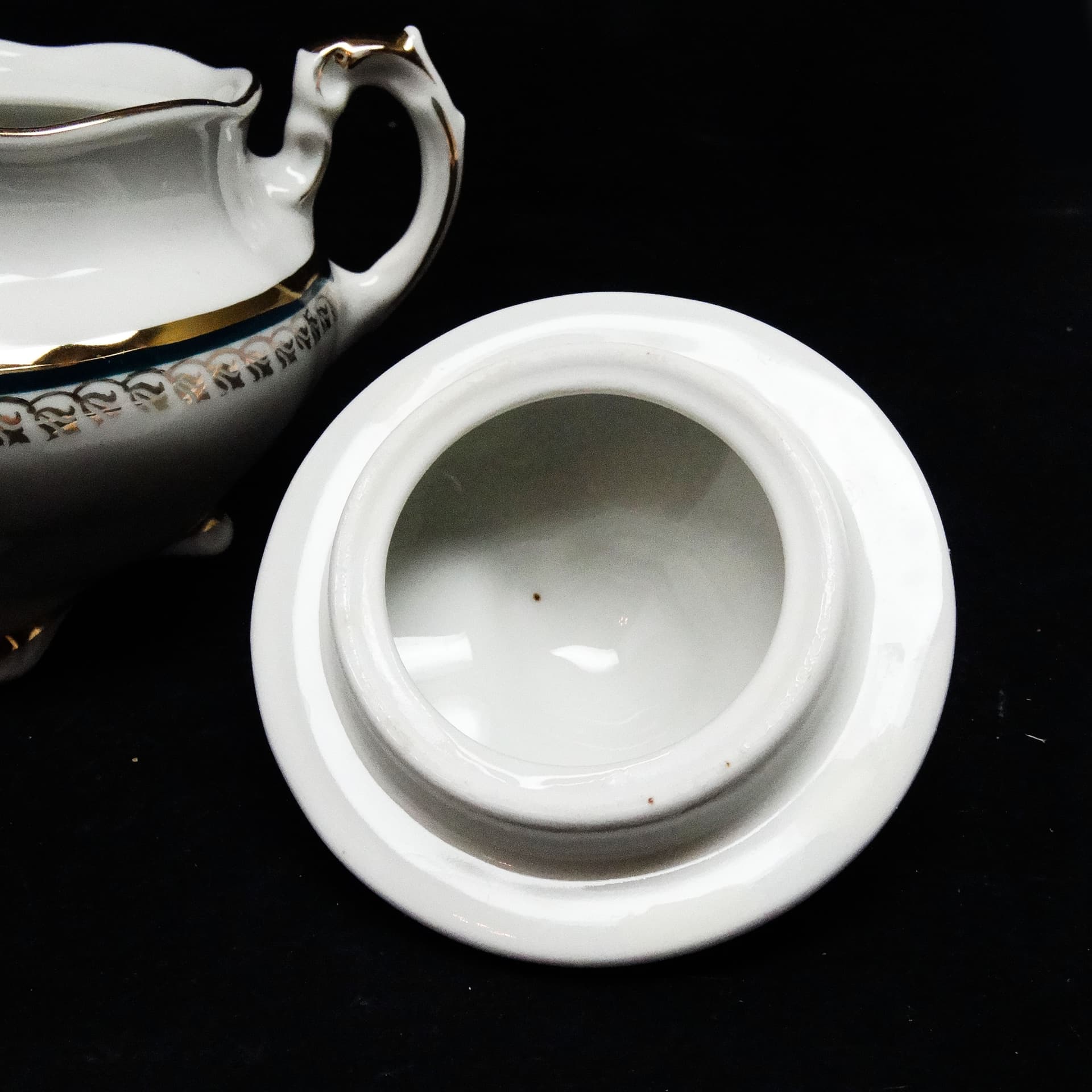 Cukiernica Rococo, porcelana, Polska, lata 70. - 189401