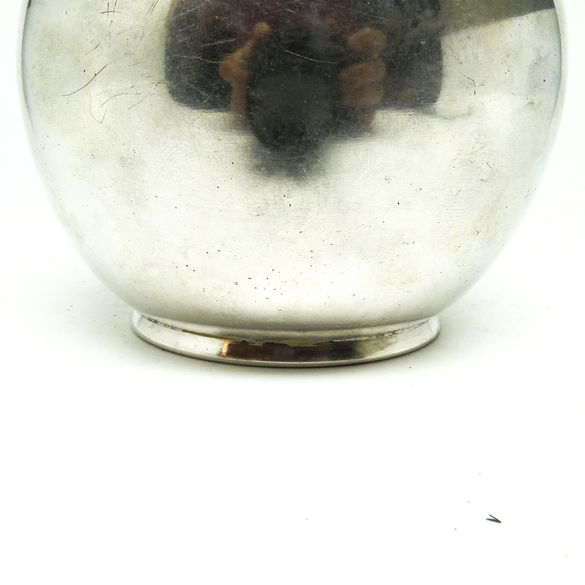 Cukiernica Art Deco, mosiądz srebrzony, WMF, Polska, lata 30. - 189487