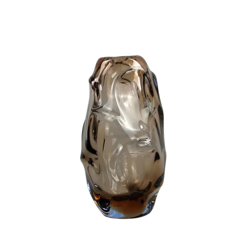 Wazon, szkło wielobarwne, proj. J. Beranek, Skrdlovice, Czechosłowacja, lata 60.