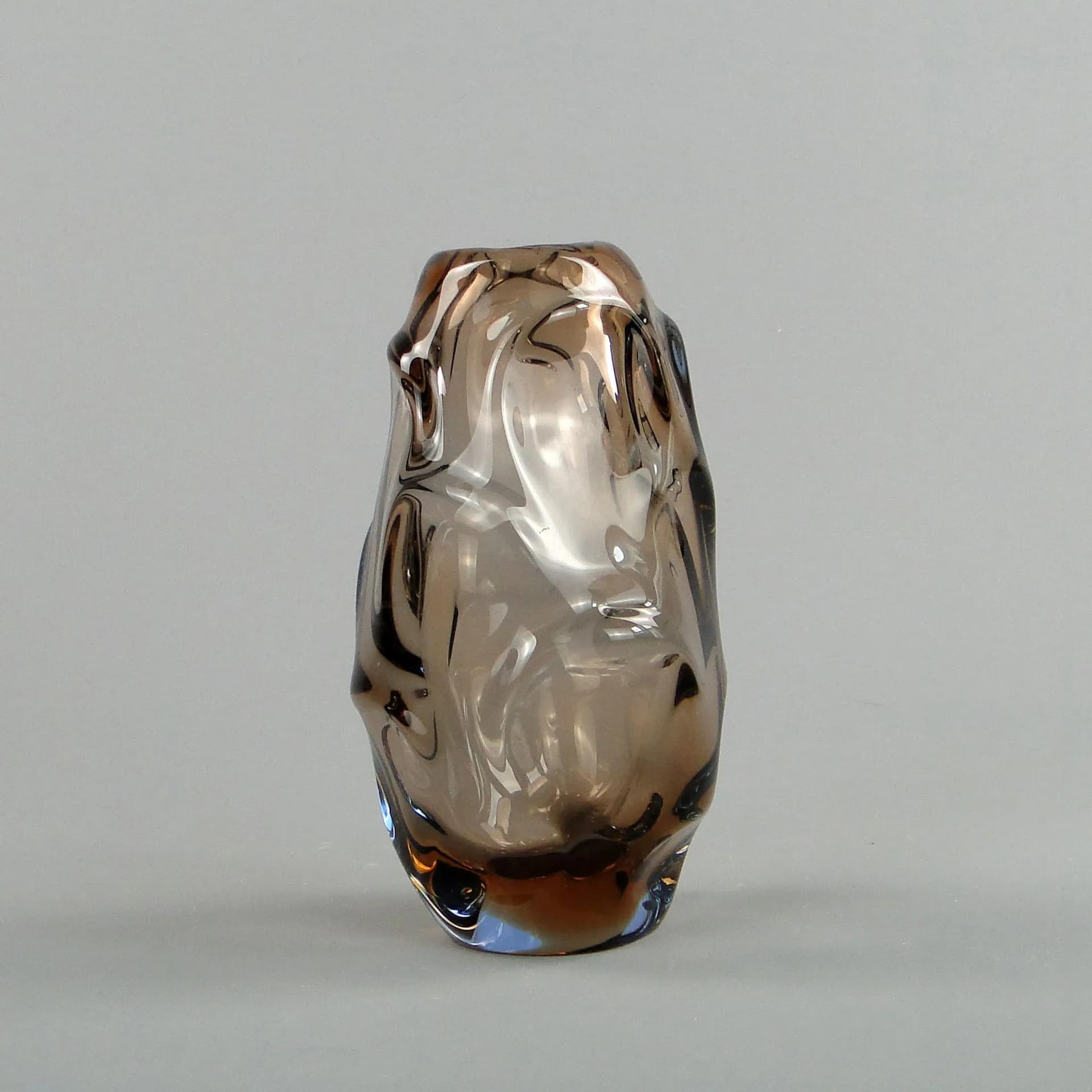 Wazon, szkło wielobarwne, proj. J. Beranek, Skrdlovice, Czechosłowacja, lata 60. - 13206