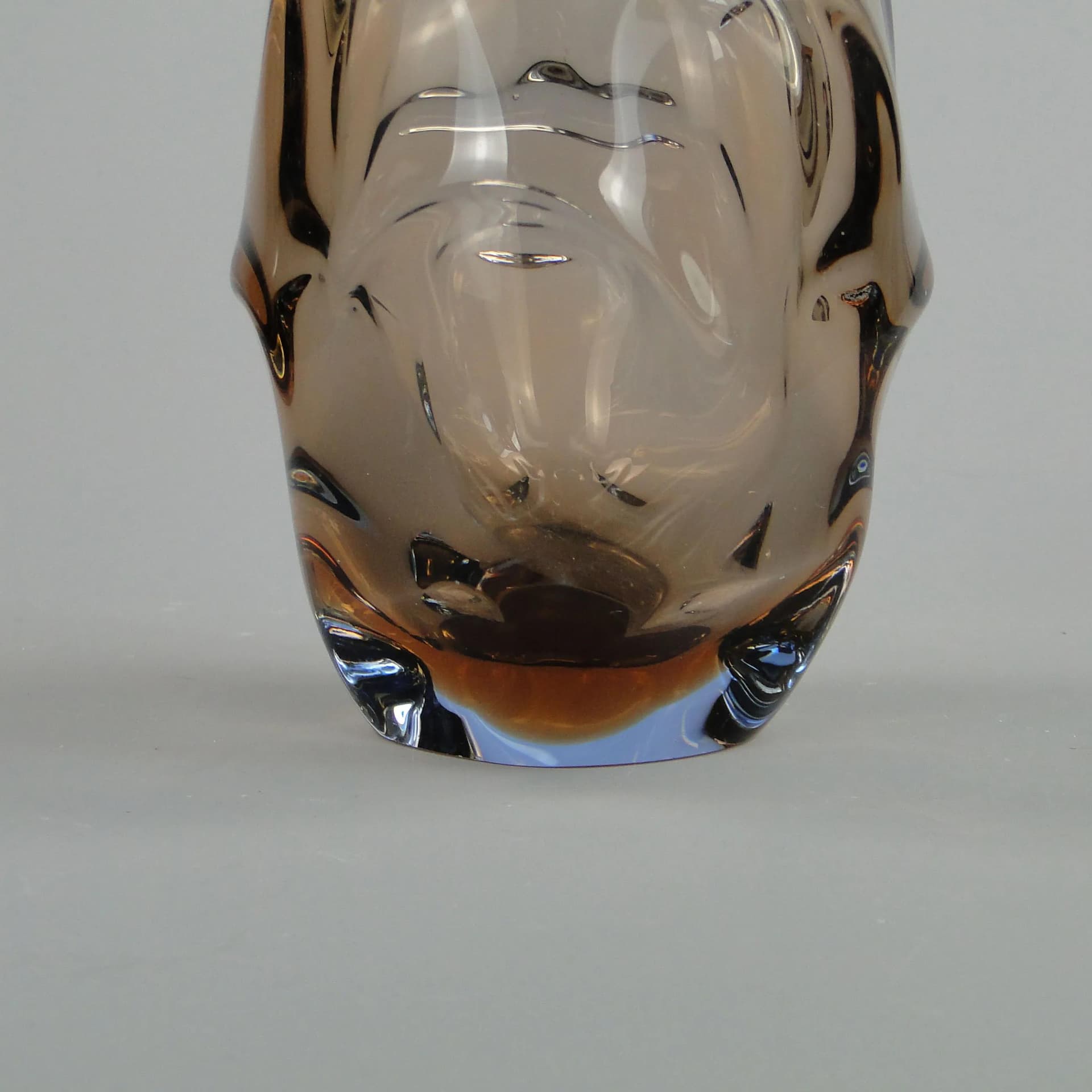 Wazon, szkło wielobarwne, proj. J. Beranek, Skrdlovice, Czechosłowacja, lata 60. - 13208