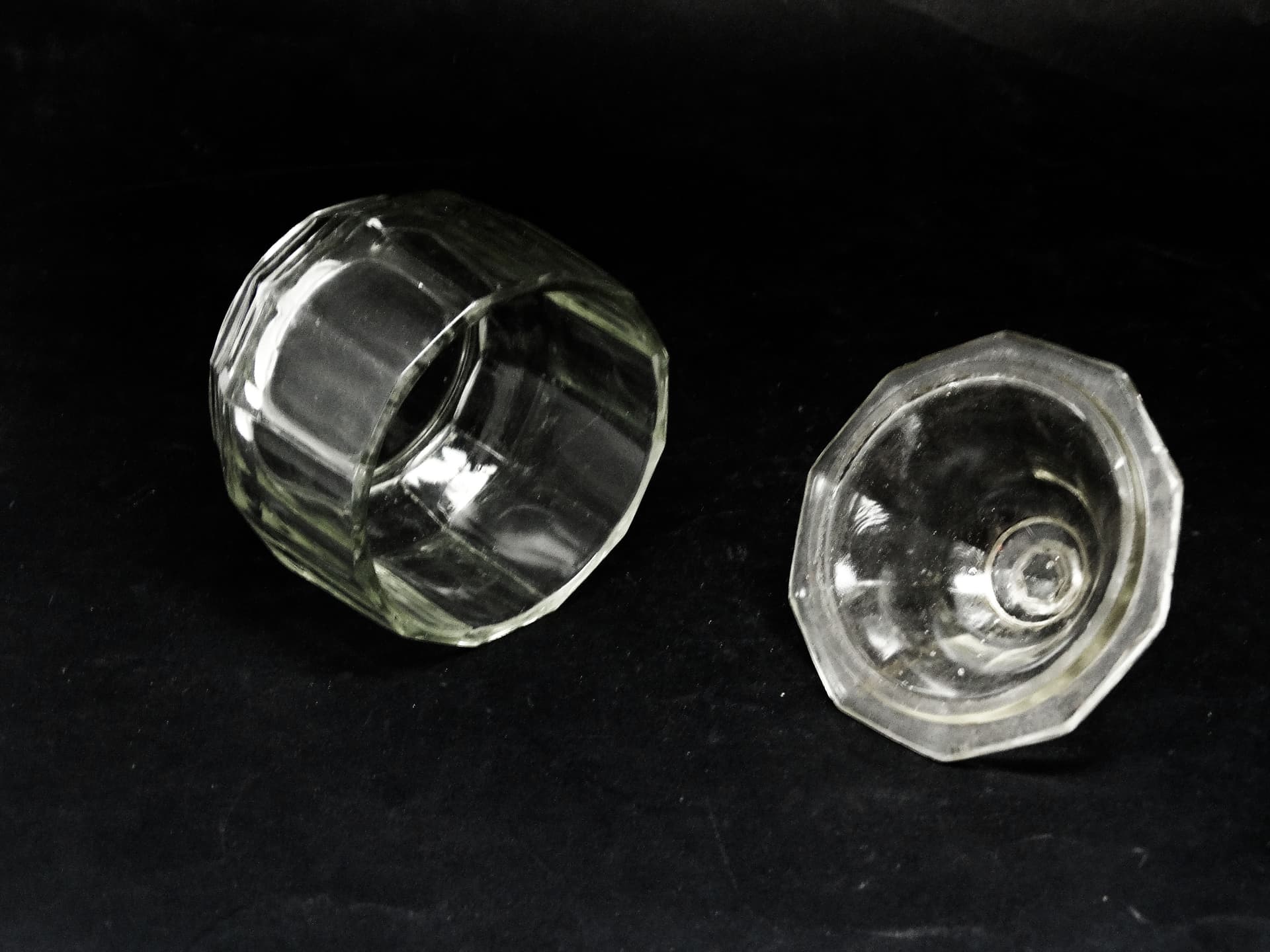 Cukiernica, Art Deco, szkło prasowane, Niemcy, lata 50. - 189528