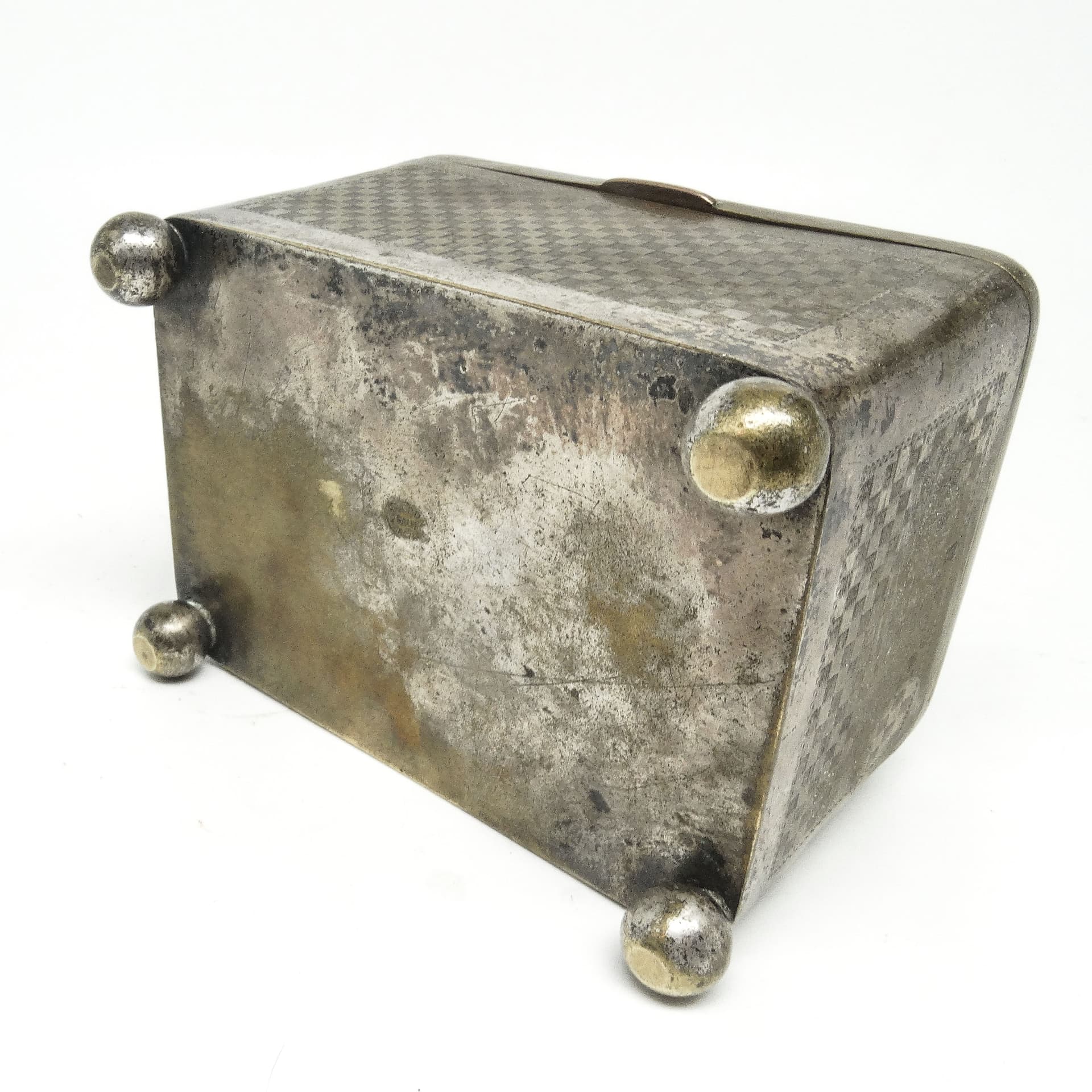 Cukiernica Eklektyzm, mosiądz srebrzony, Polska, początek XX w. - 189570