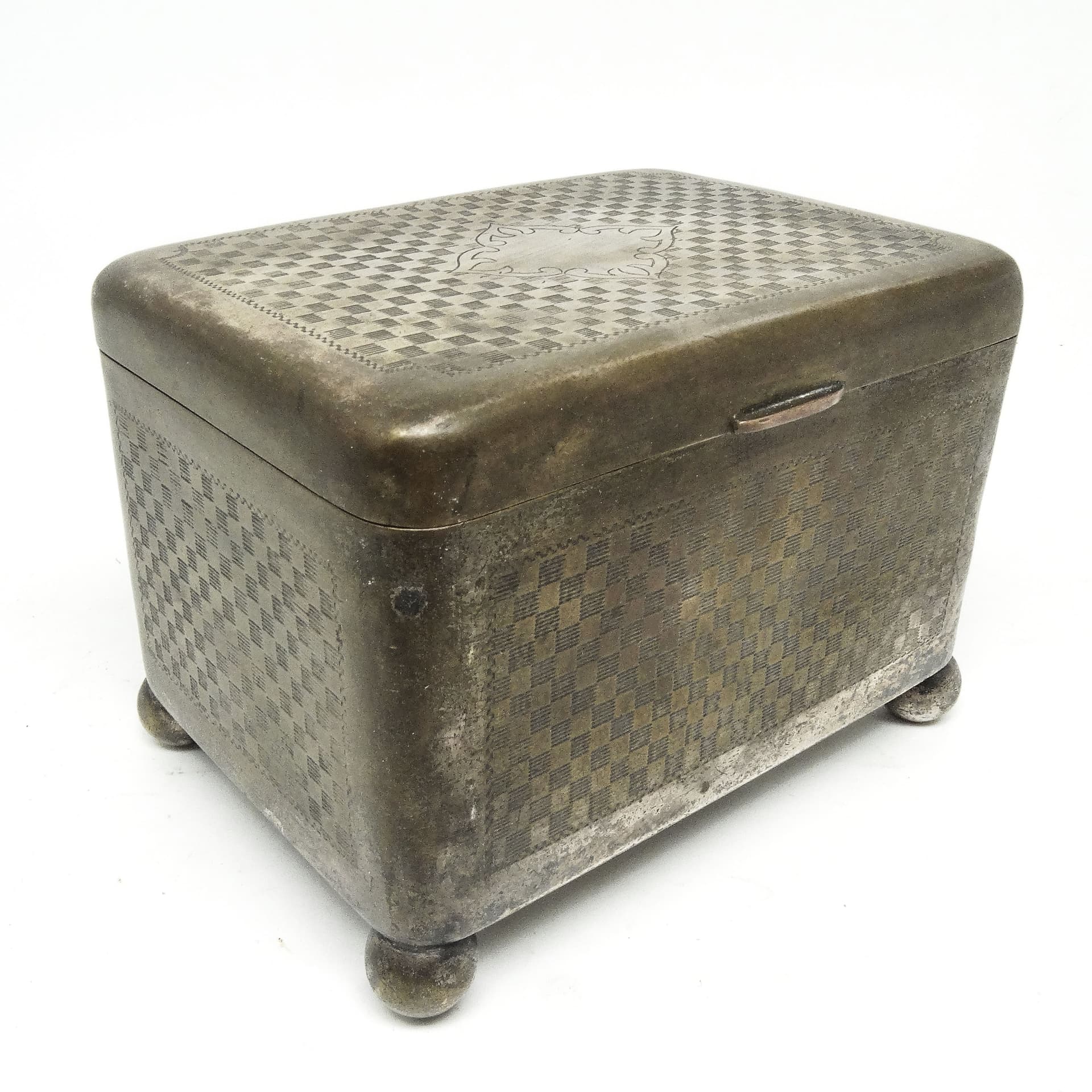 Cukiernica Eklektyzm, mosiądz srebrzony, Polska, początek XX w. - 189571