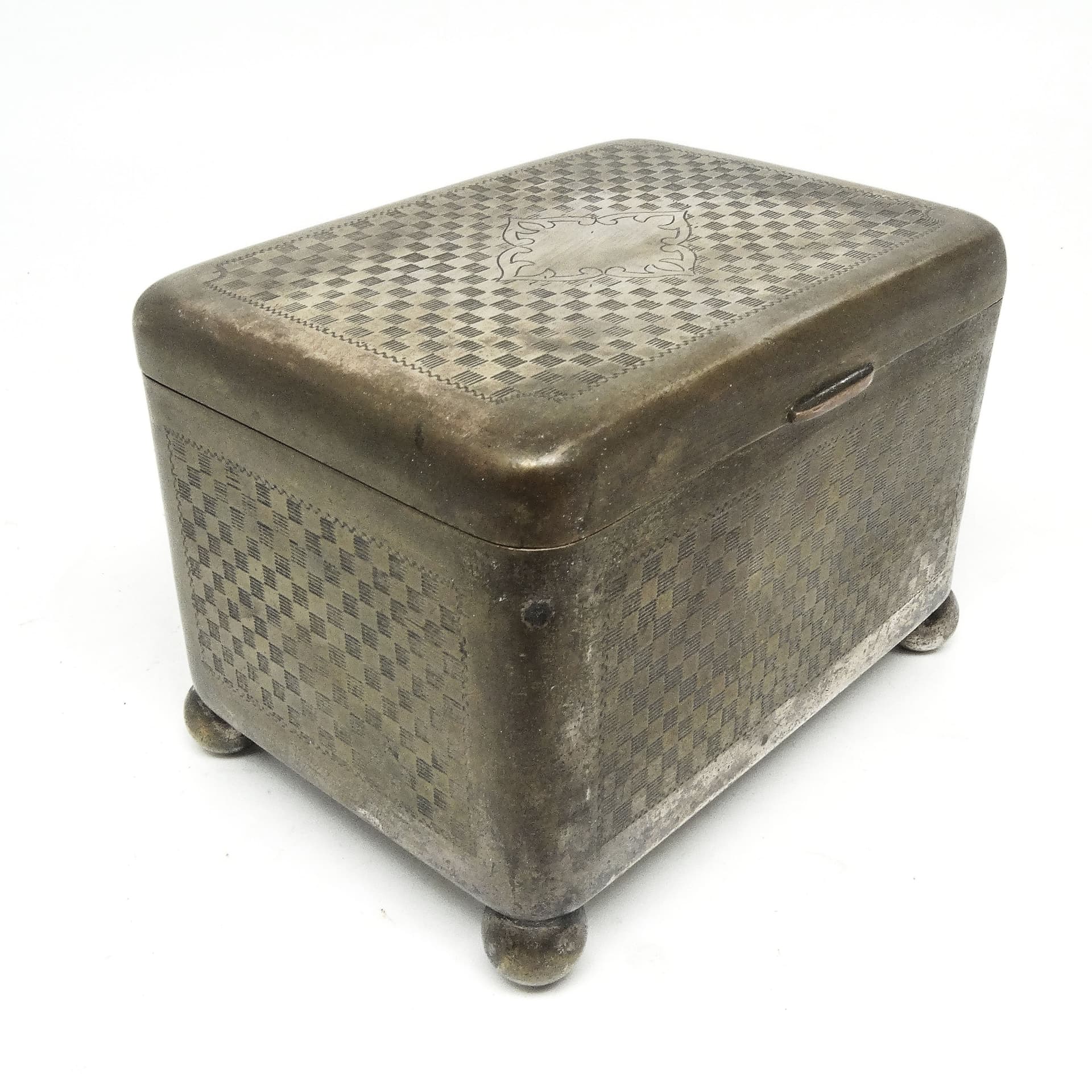 Cukiernica Eklektyzm, mosiądz srebrzony, Polska, początek XX w. - 189564