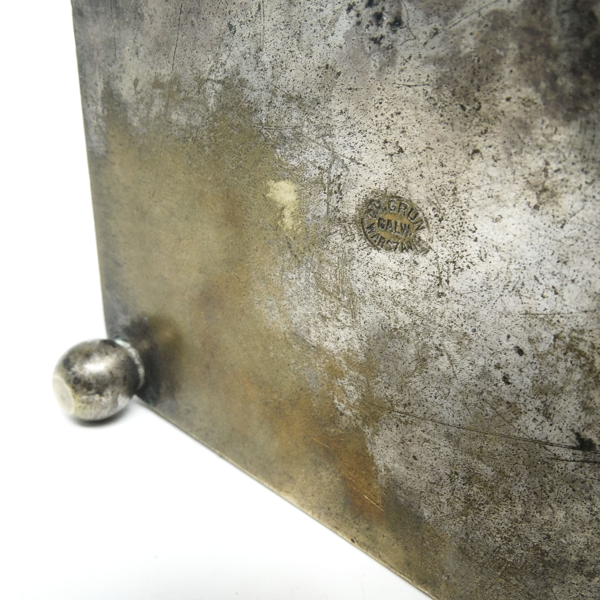 Cukiernica Eklektyzm, mosiądz srebrzony, Polska, początek XX w. - 189572