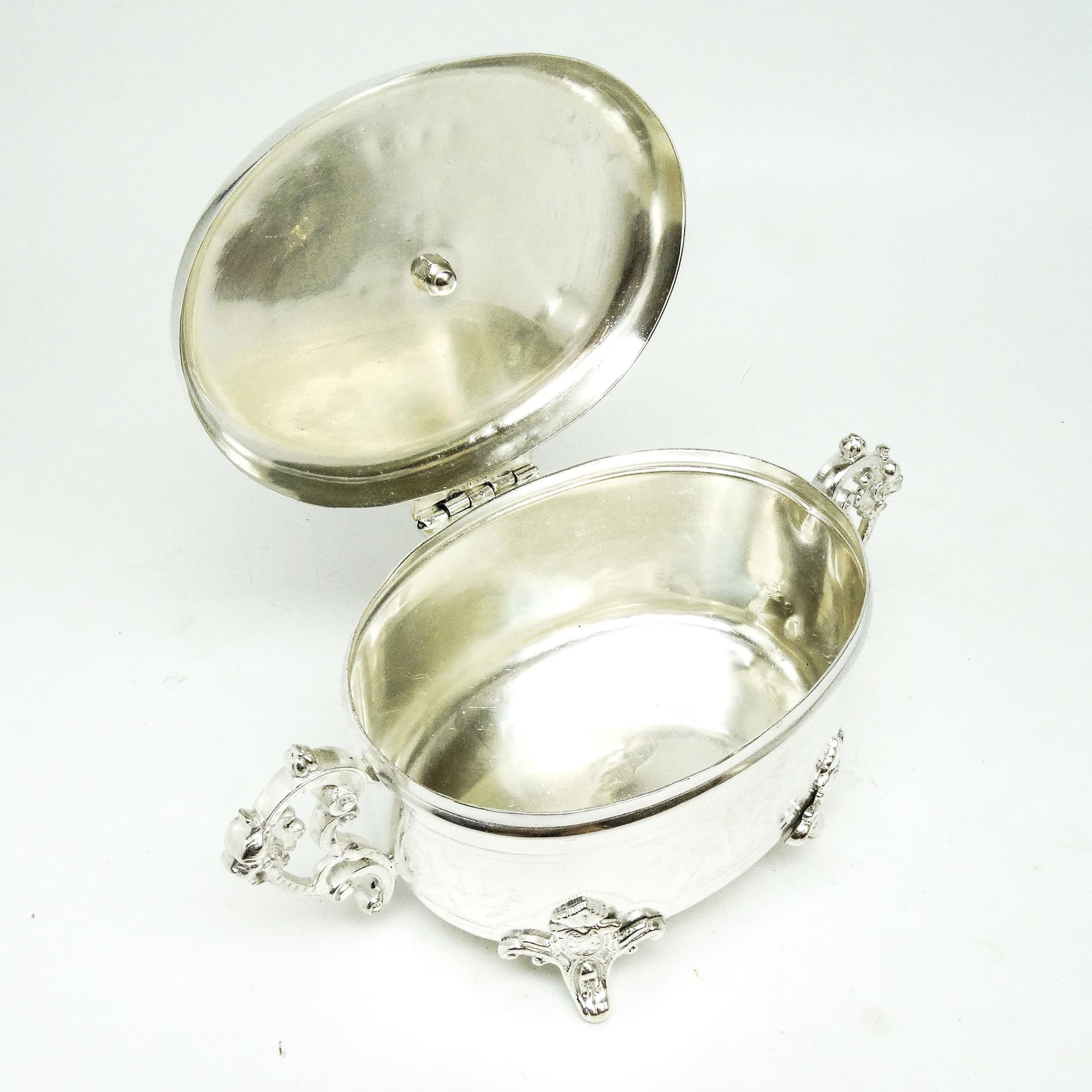 Cukiernica, Eklektyzm, mosiądz srebrzony, Polska, XIX w. - 189667