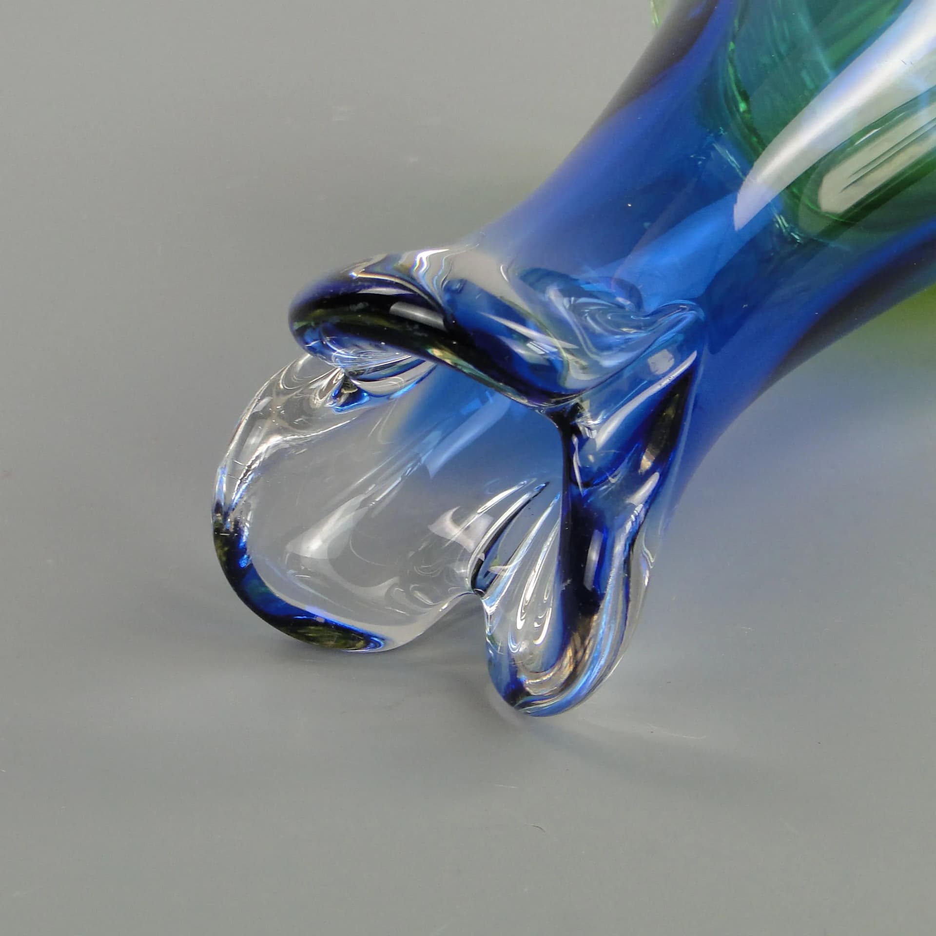 Wazon, multikolor, szkło, proj. J. Hospodka, Czechosłowacja, lata 60. - 13202