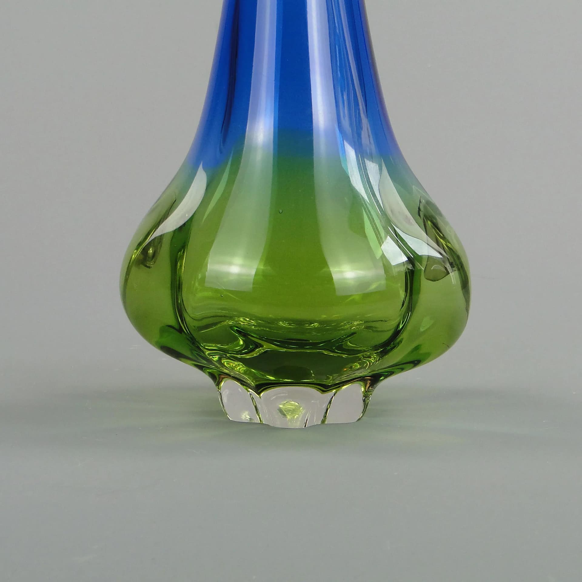 Wazon, multikolor, szkło, proj. J. Hospodka, Czechosłowacja, lata 60. - 13198