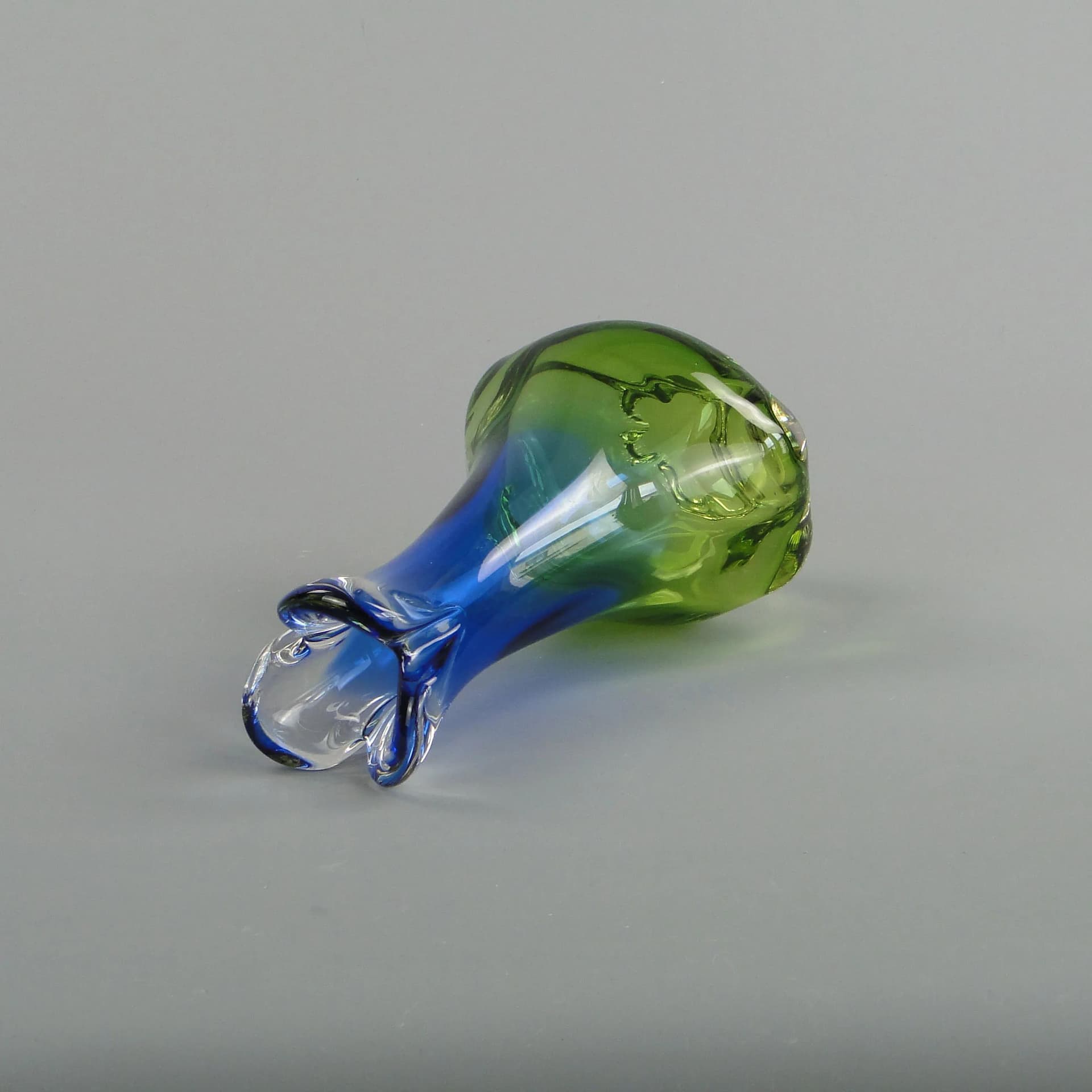 Wazon, multikolor, szkło, proj. J. Hospodka, Czechosłowacja, lata 60. - 13201