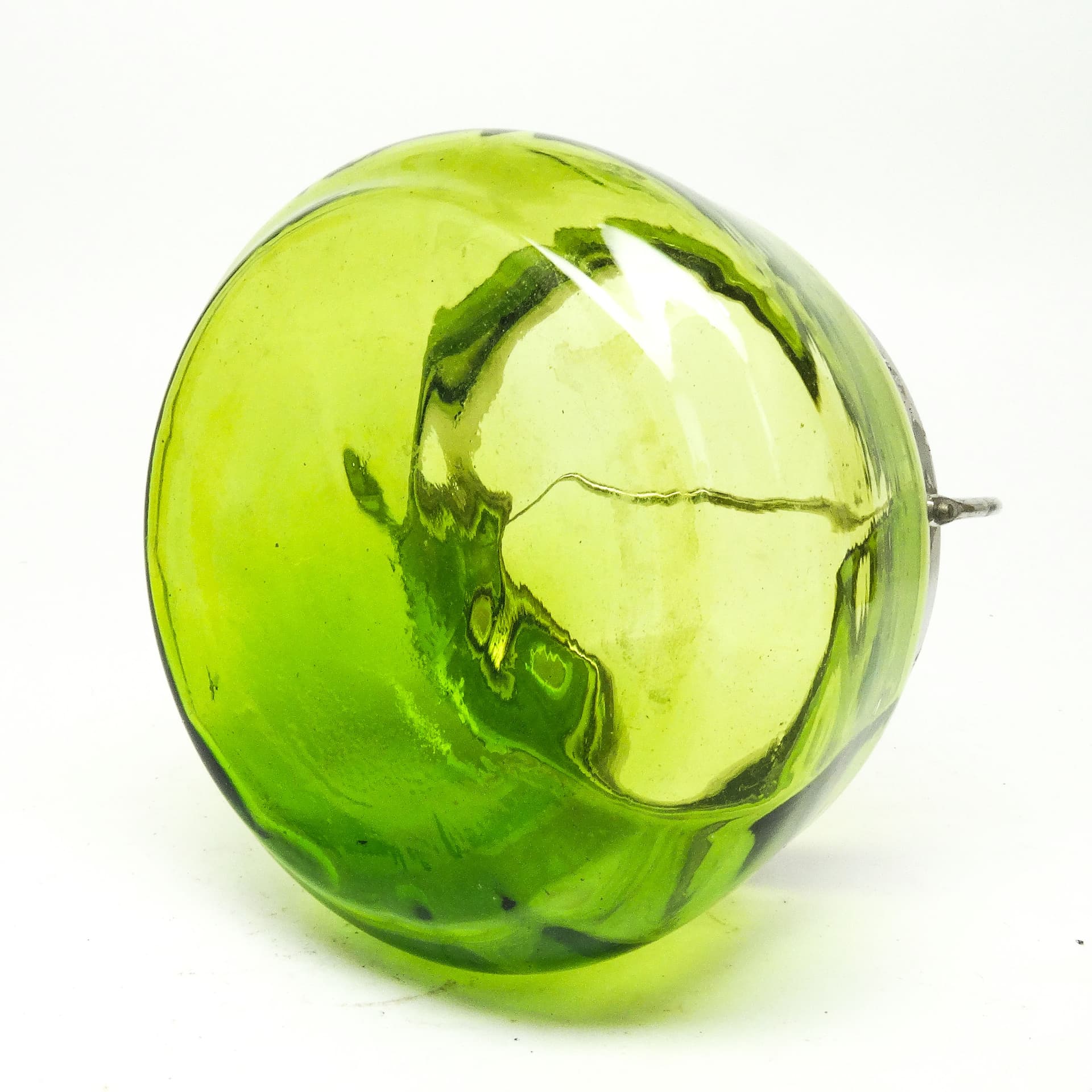 Cukiernica, Secesja, szkło zielone, mosiądz srebrzony, Szwecja, początek XX w. - 189730